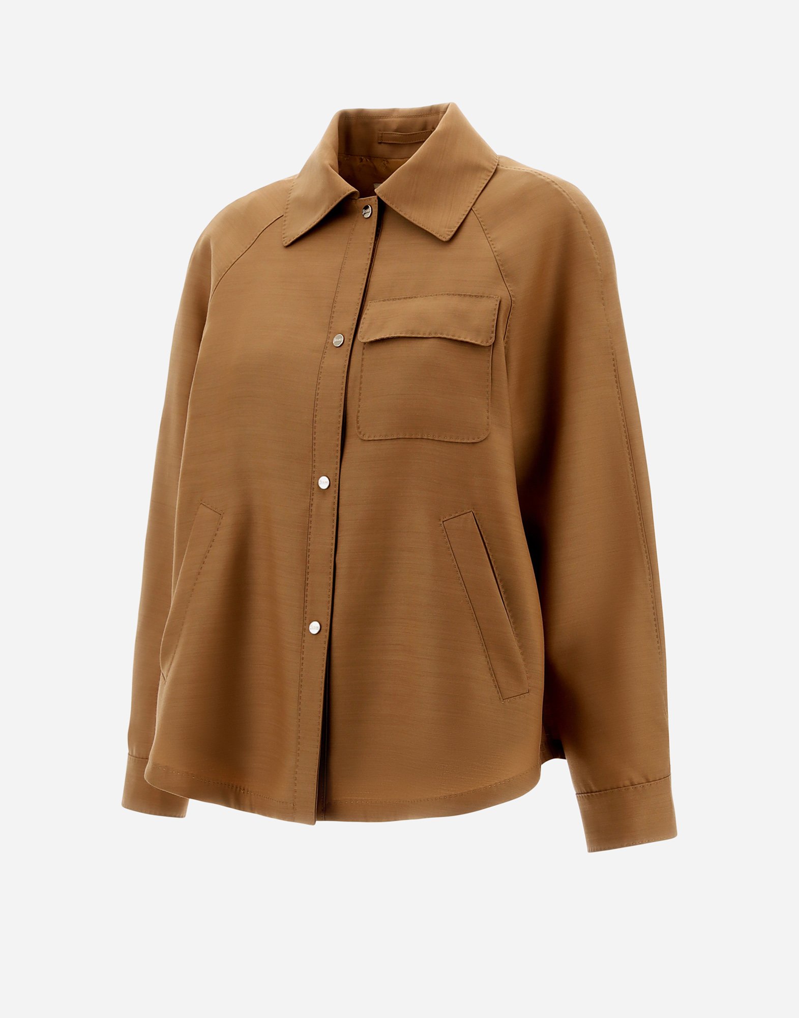Herno Experience Silk Jacket In Sand