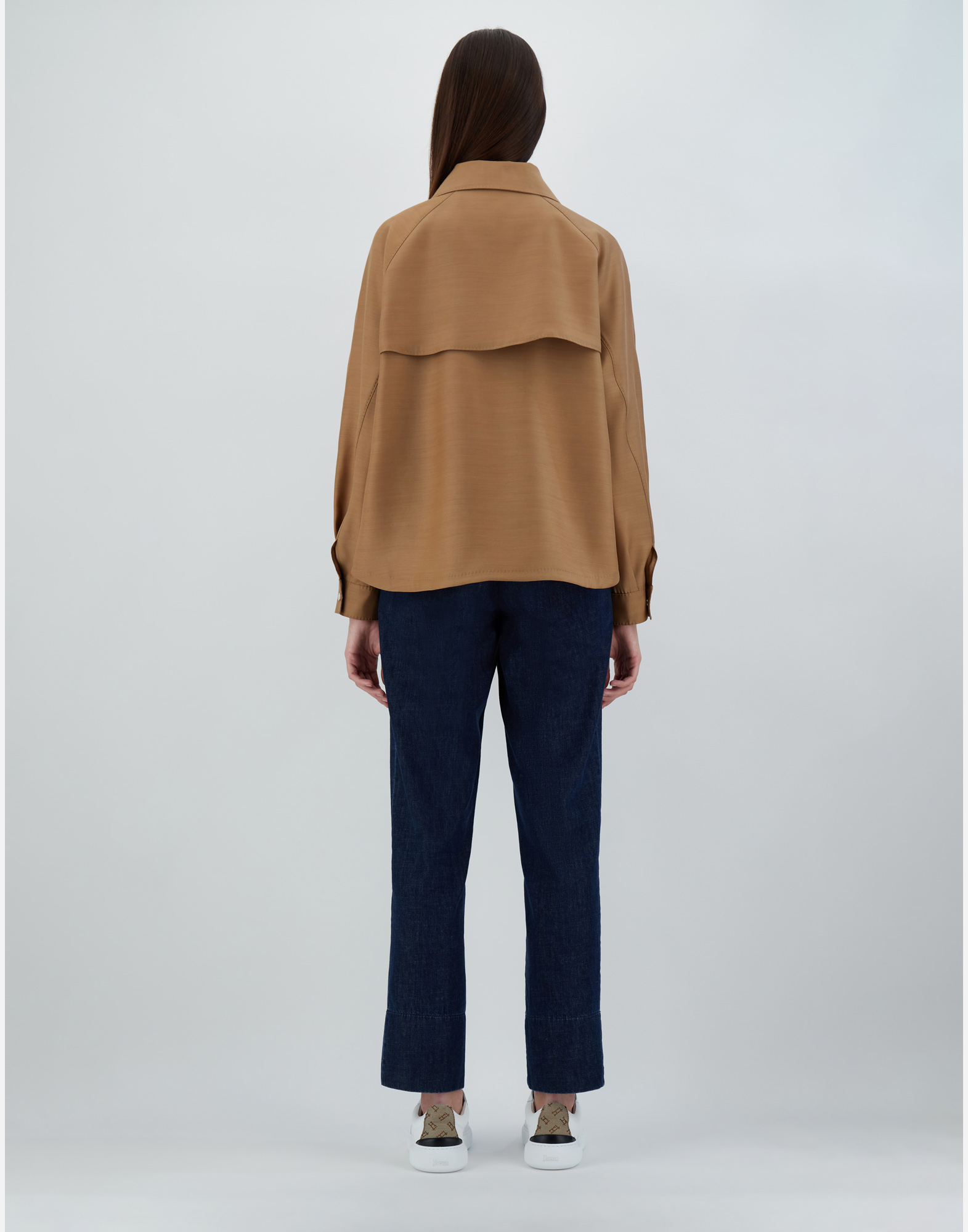 Herno Experience Silk Jacket In Sand