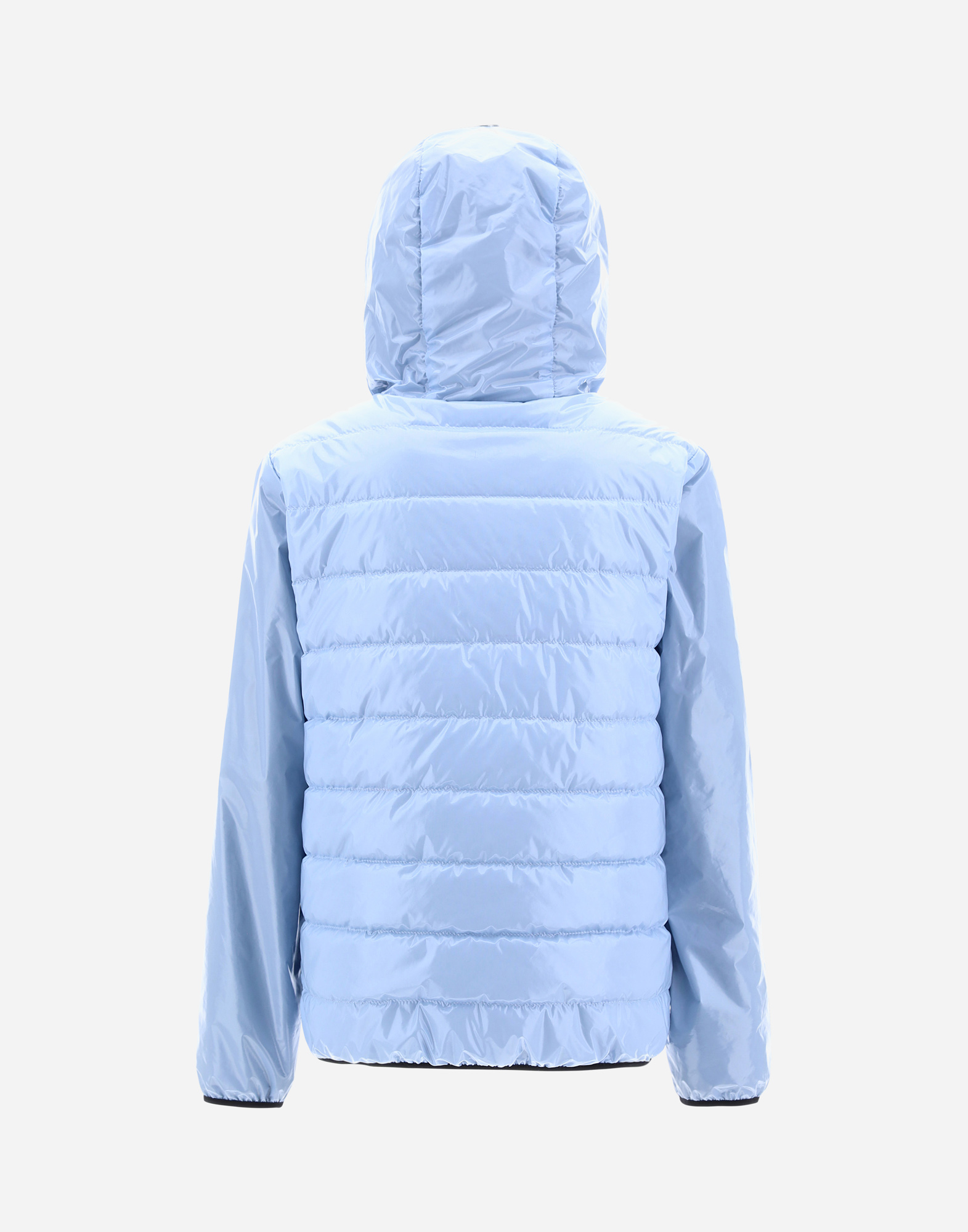 Herno Bomberjacke Aus Gloss In Light Blue