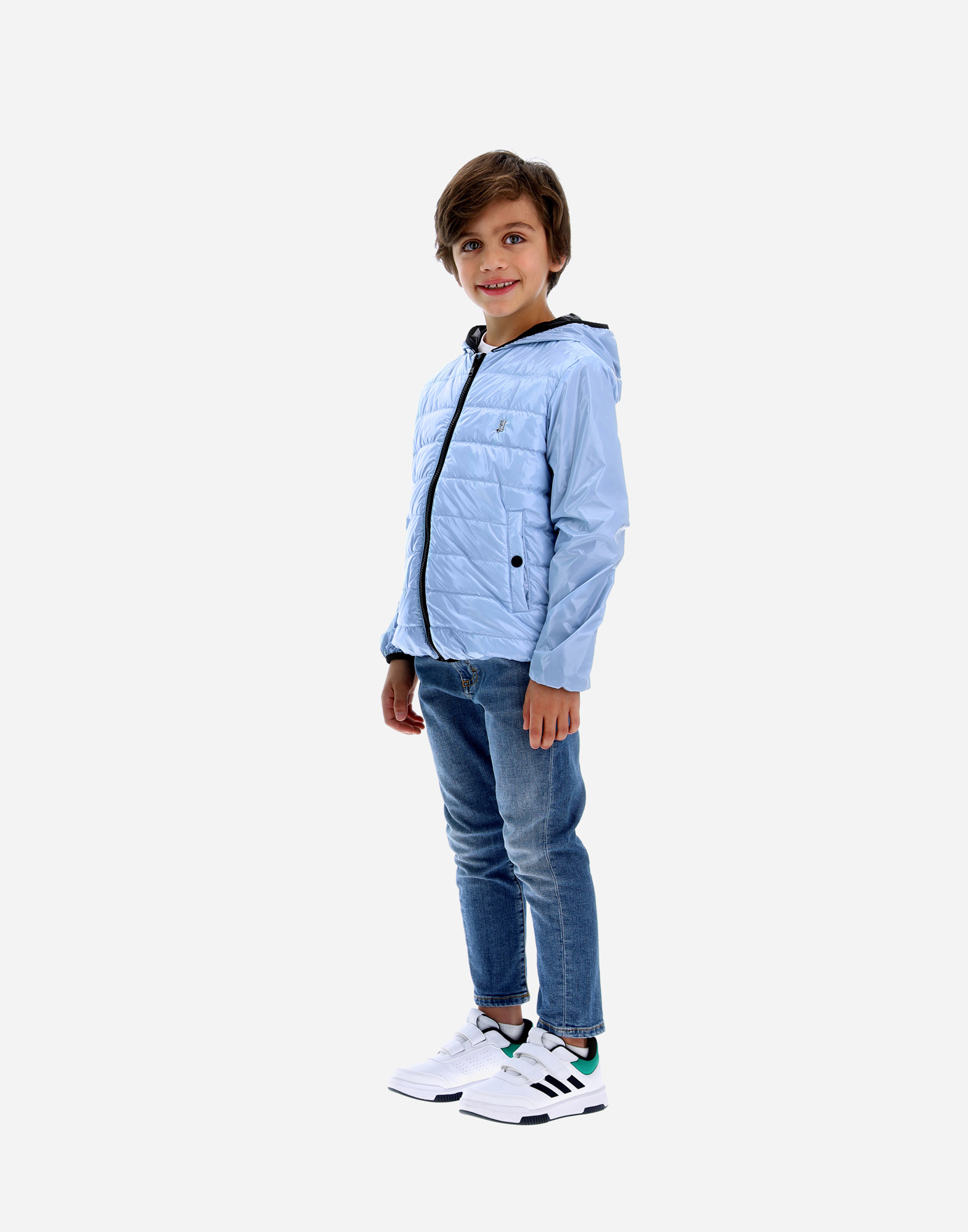 Herno Bomberjacke Aus Gloss In Light Blue