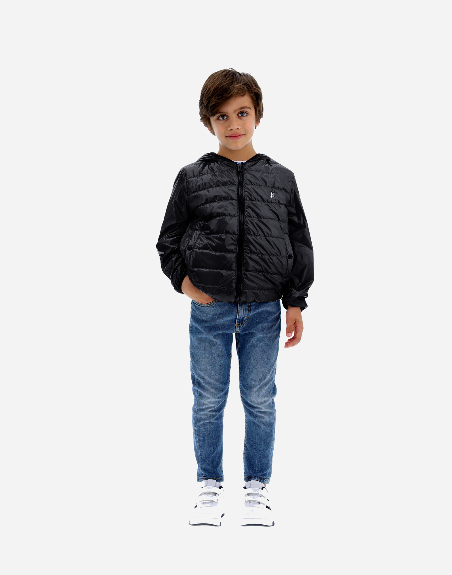 Herno Bomberjacke Aus Gloss In Black