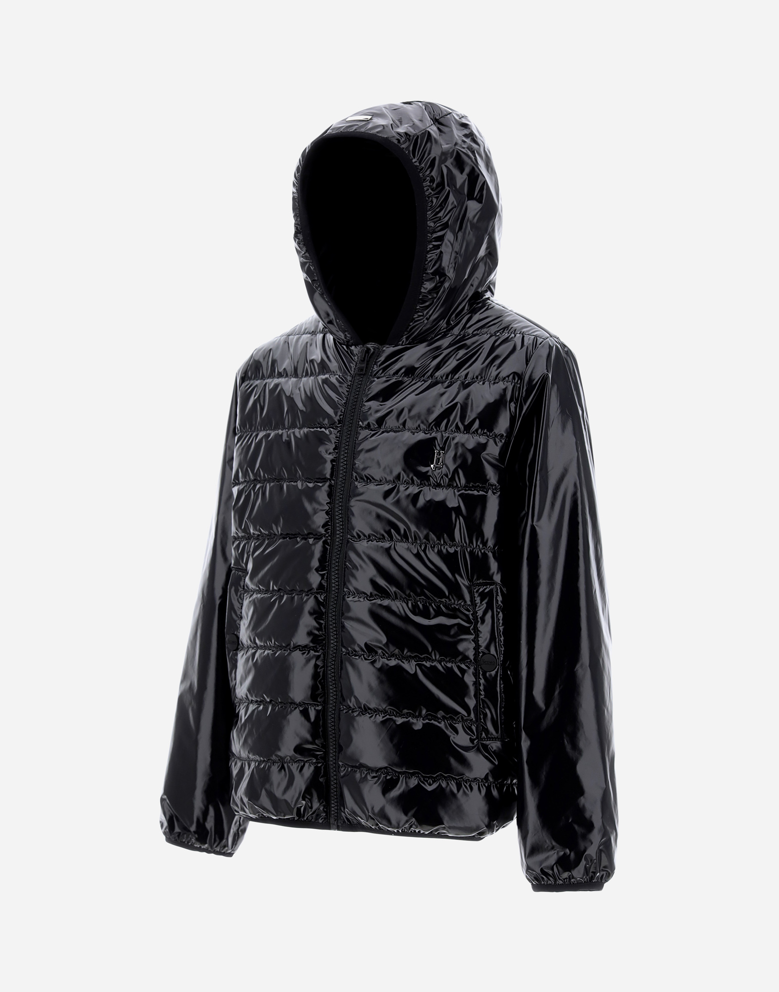 Herno Bomberjacke Aus Gloss In Black