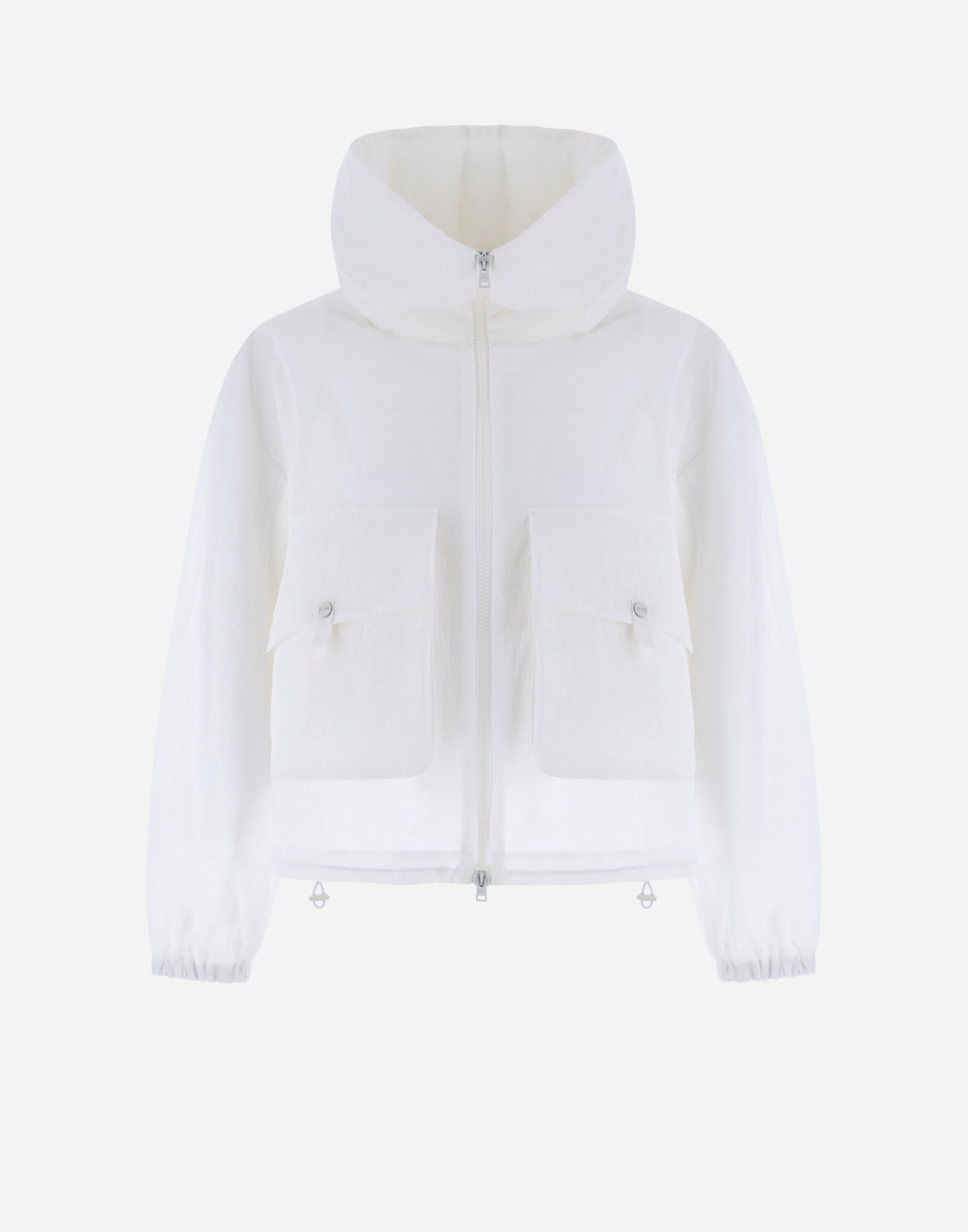 Herno 3d Ripstop Bomber Jacket In White