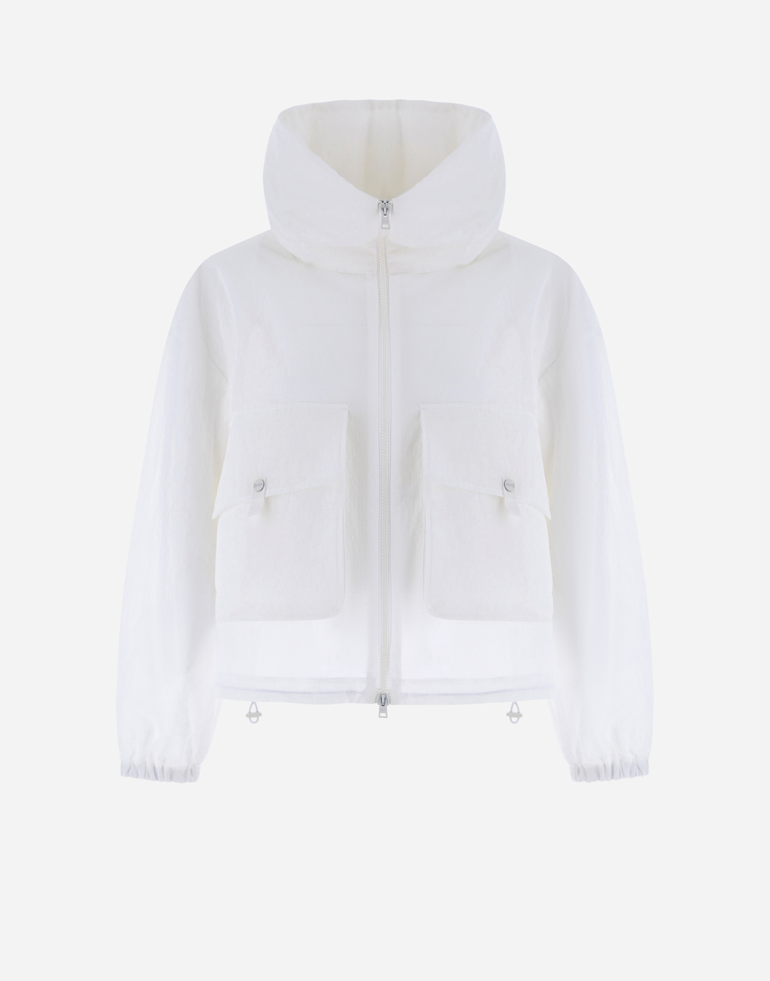 Shop Herno 3d Ripstop Bomber Jacket In White