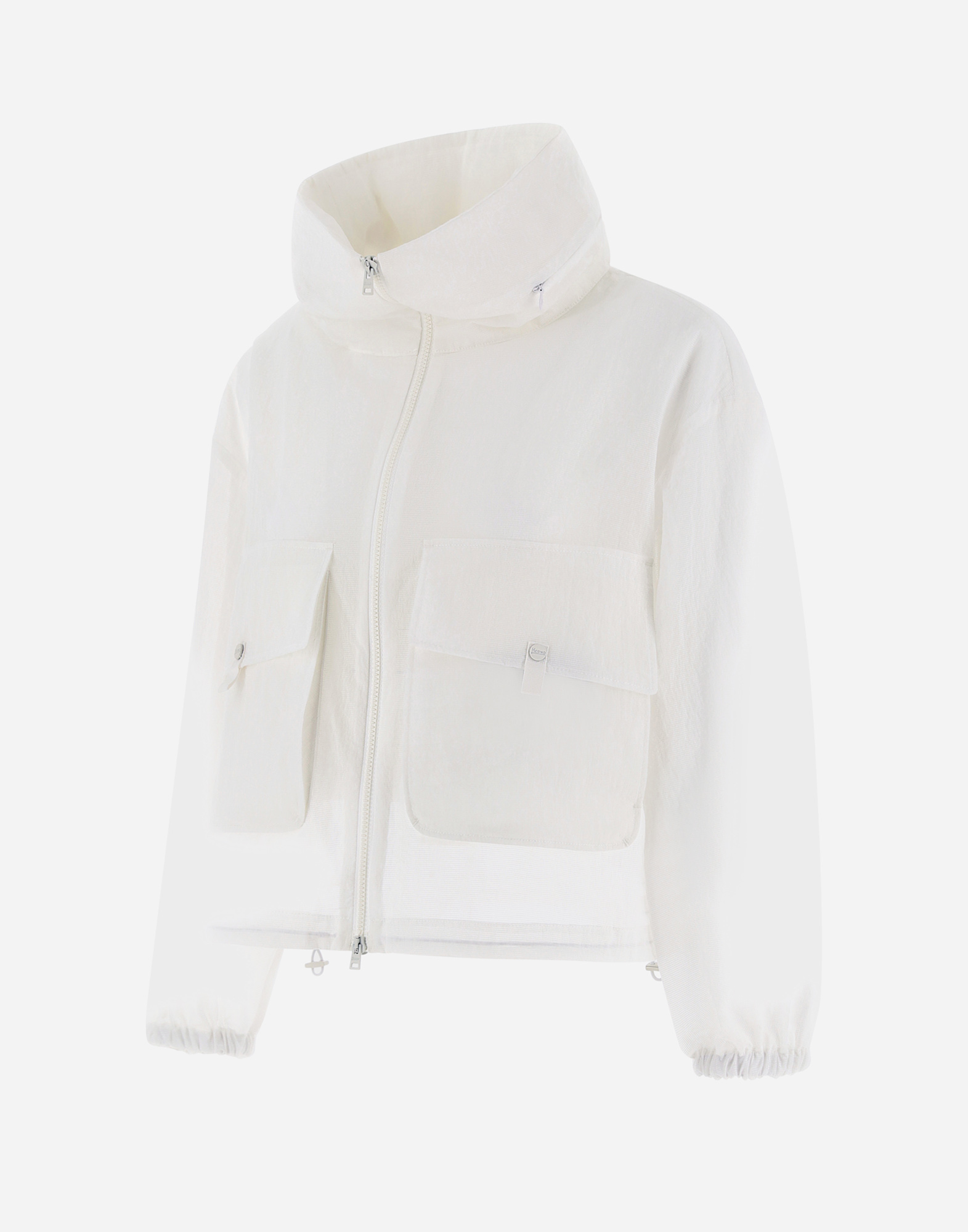 Shop Herno 3d Ripstop Bomber Jacket In White