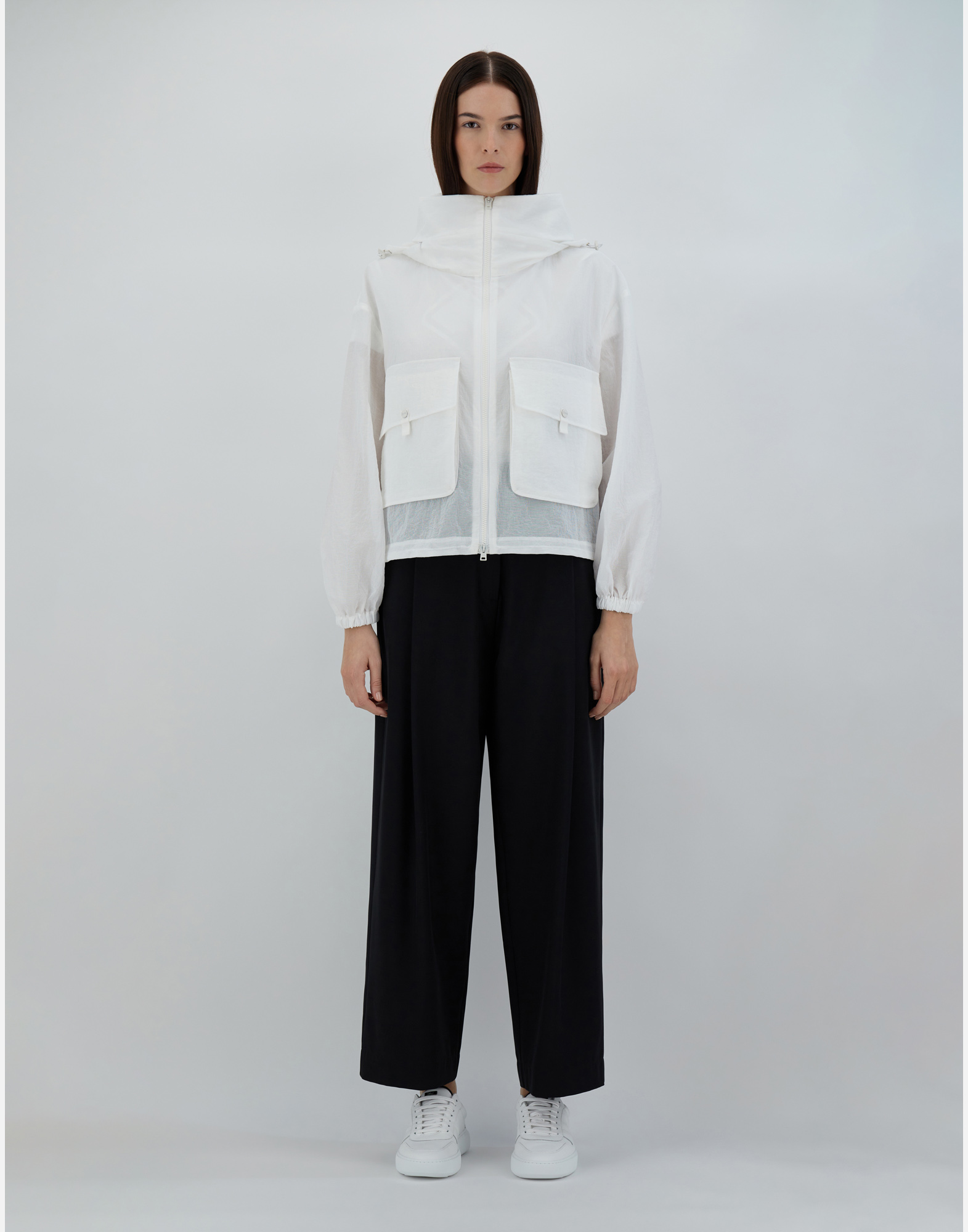 Herno 3d Ripstop Bomber Jacket In White