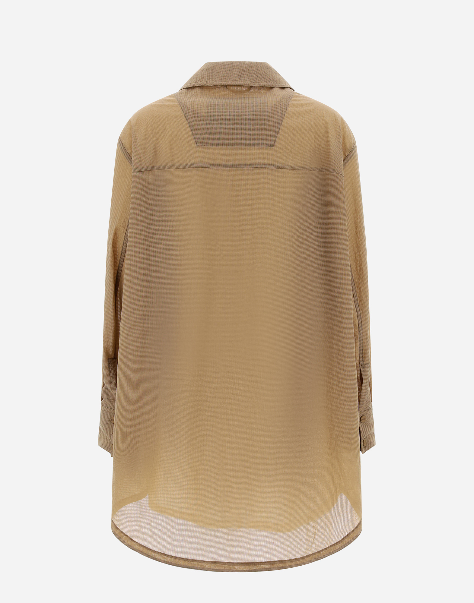 Herno 3d Ripstop Shirt In Sand