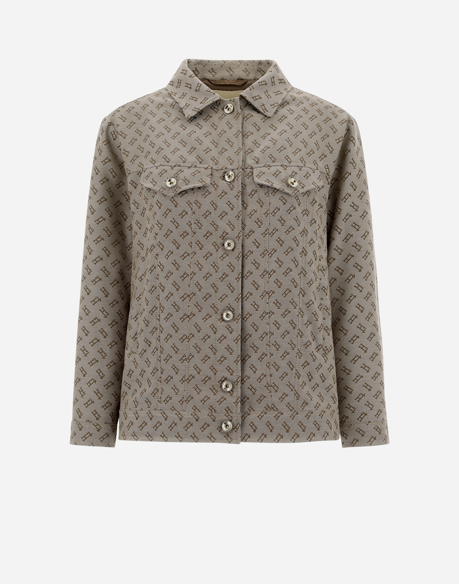 Herno Monogram Jacket In Camel