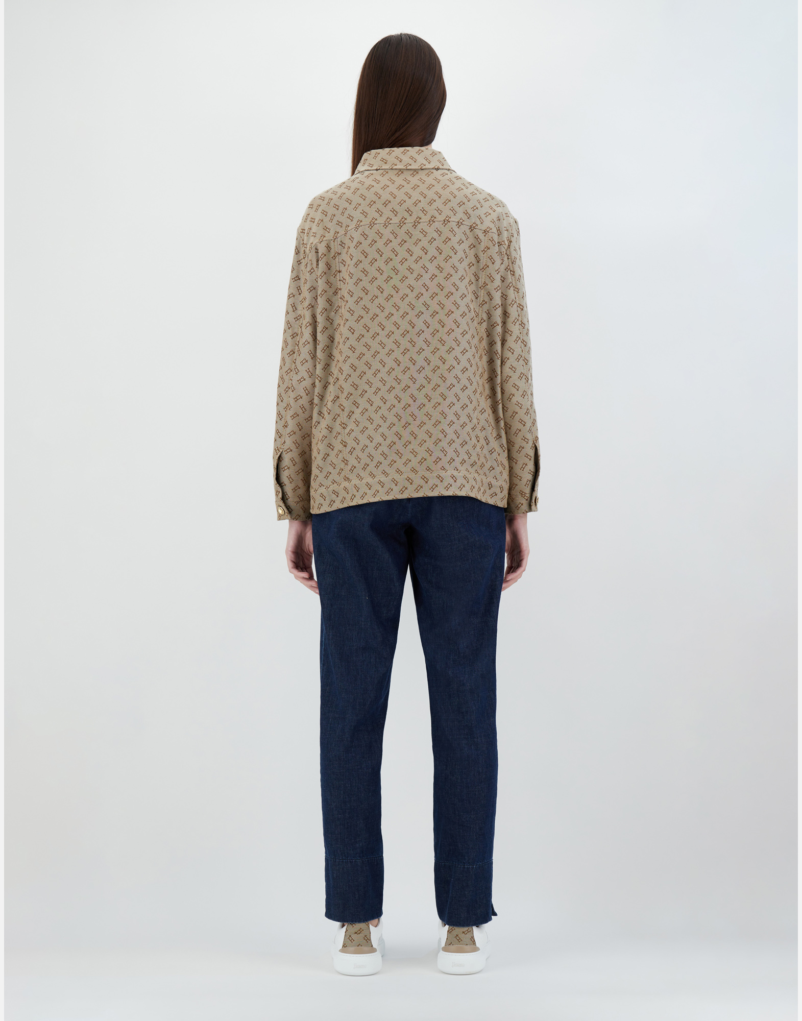 Herno Monogram Jacket In Camel