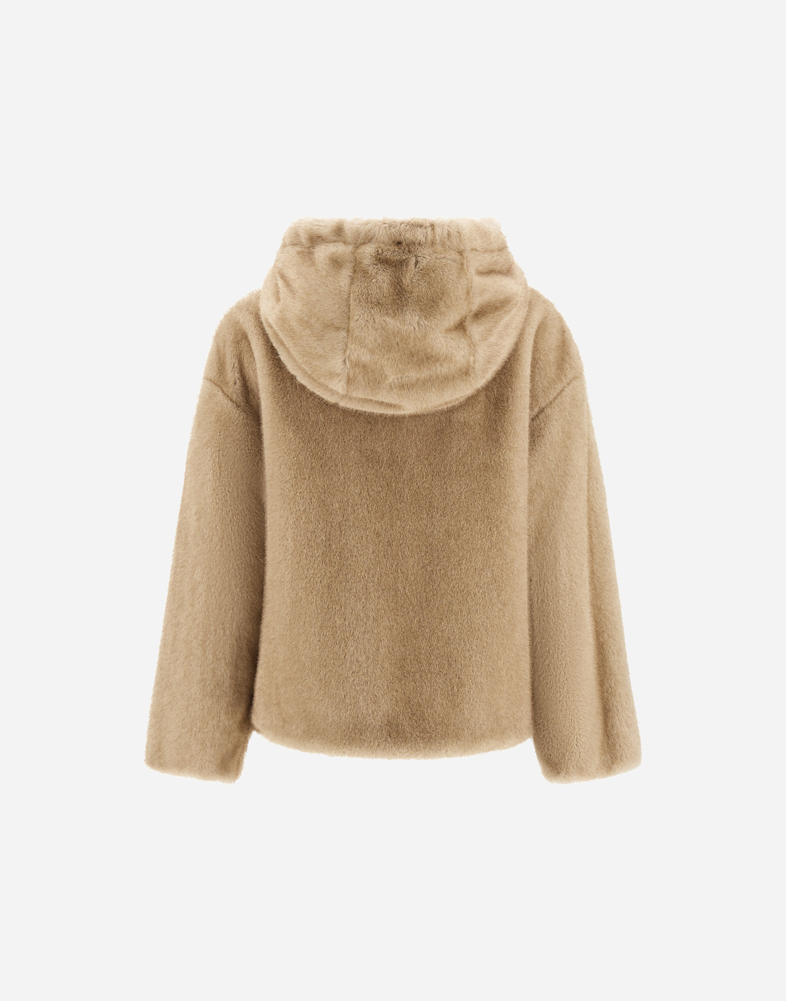 Herno Melange Alternative Mink Fur Bomber Jacket In Animal Print