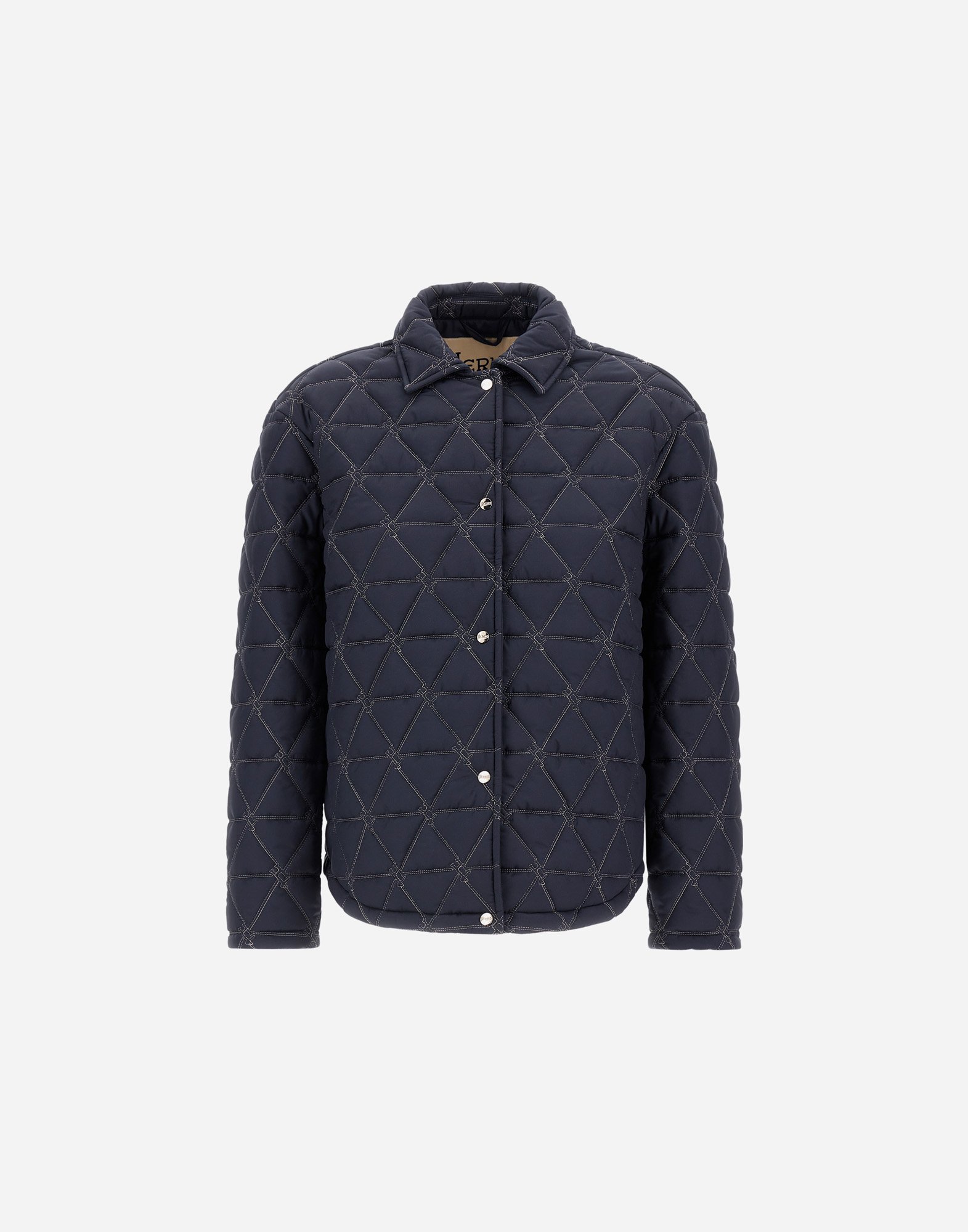 Herno Jacket In Arendelle And Nylon Ultralight In Blue