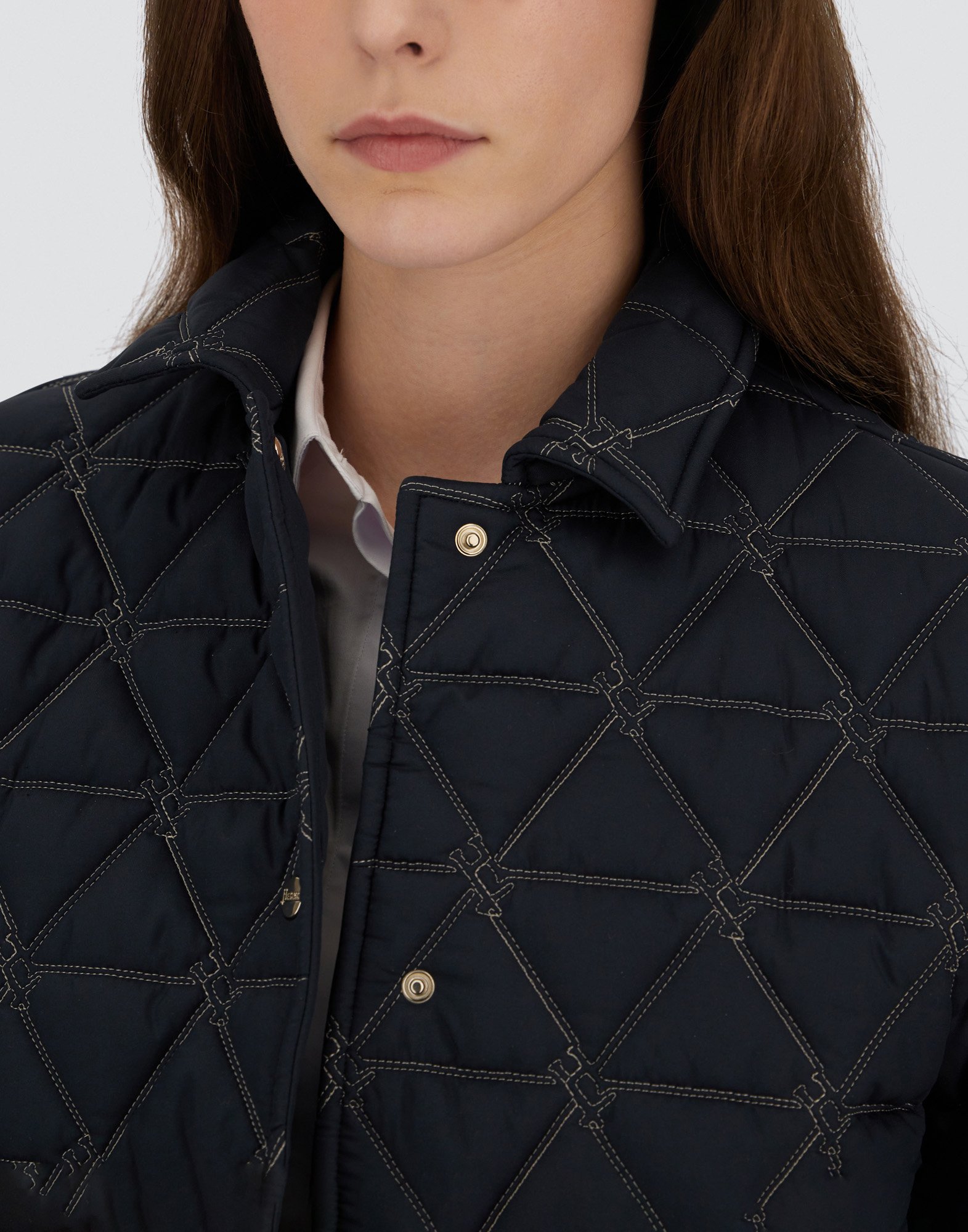 Herno Jacket In Arendelle And Nylon Ultralight In Blue