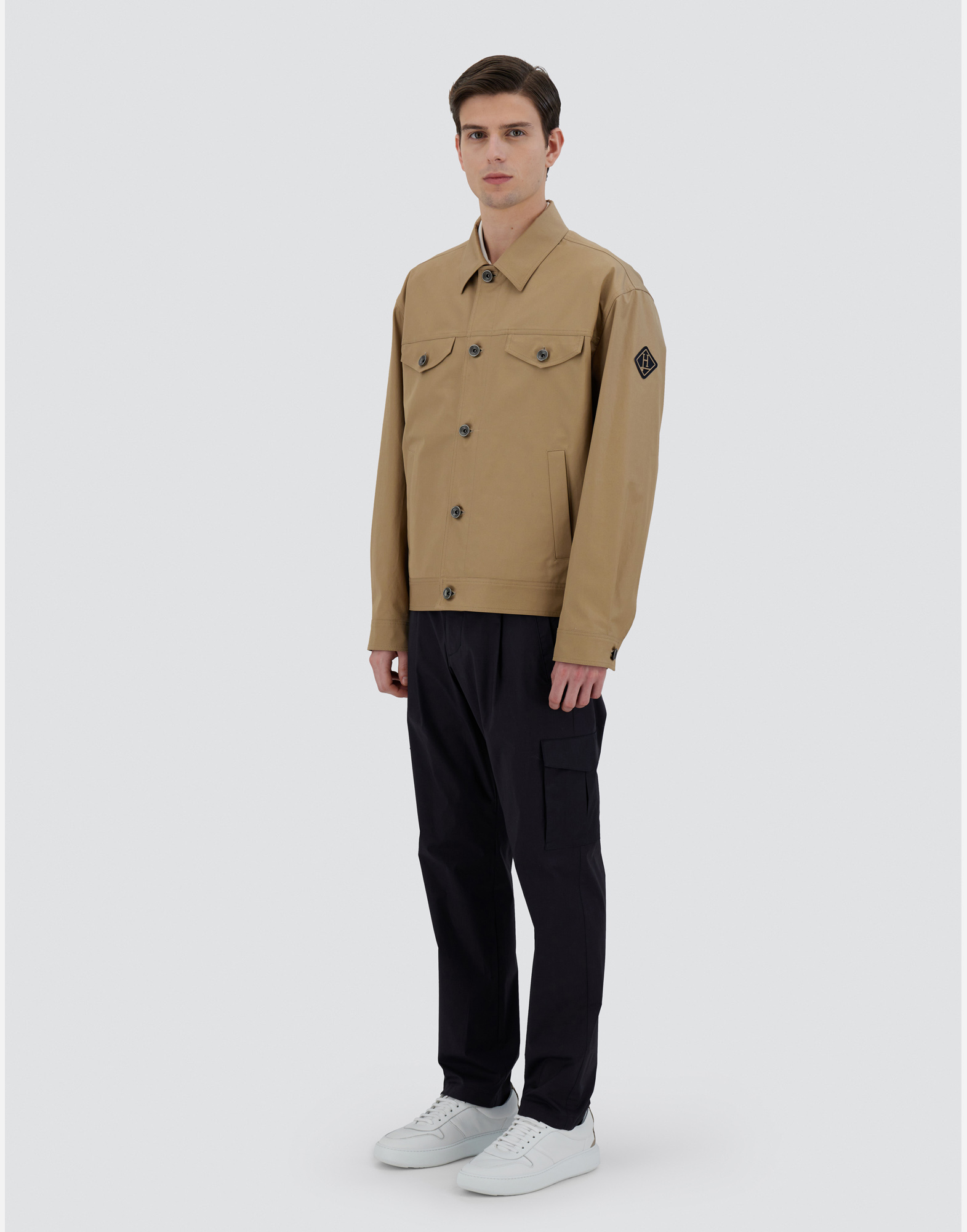 Herno Jacket In Tigri In Camel