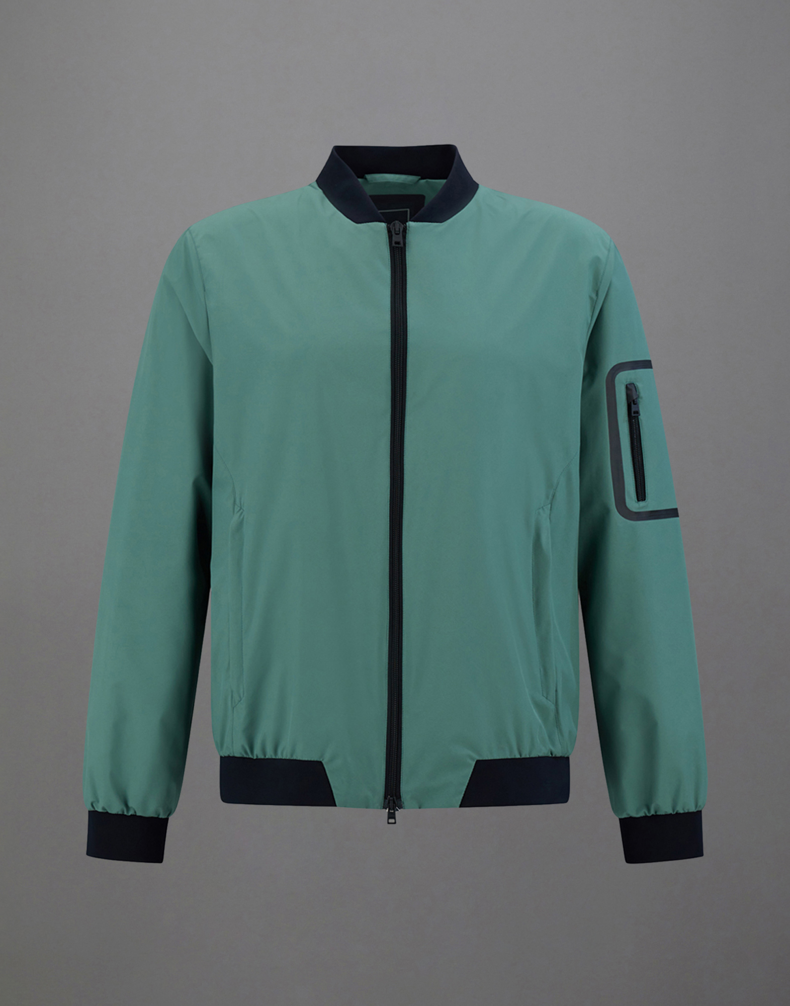 Herno Laminar Gore-tex Windstopper Bomber In Dark Forest