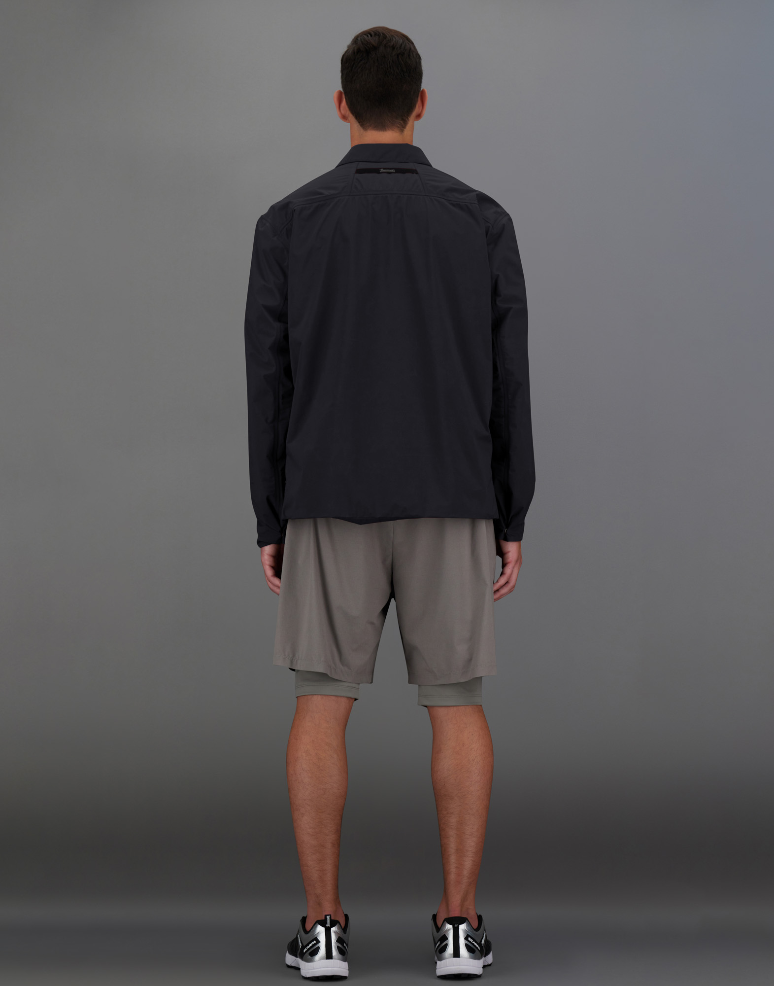 Herno Laminar Shacket In 2l Gore-tex In Black