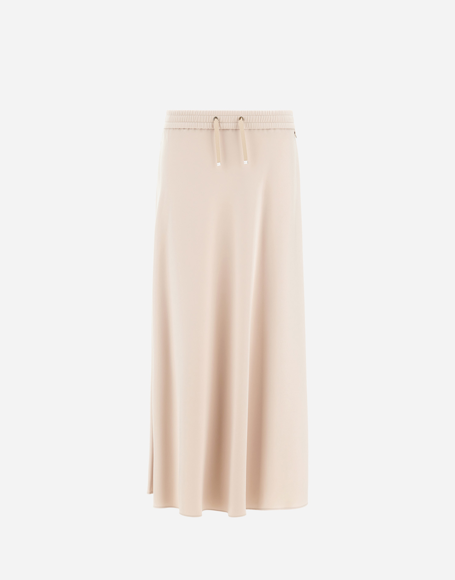 Herno Skirt In Matt Crepe Satin In Animal Print
