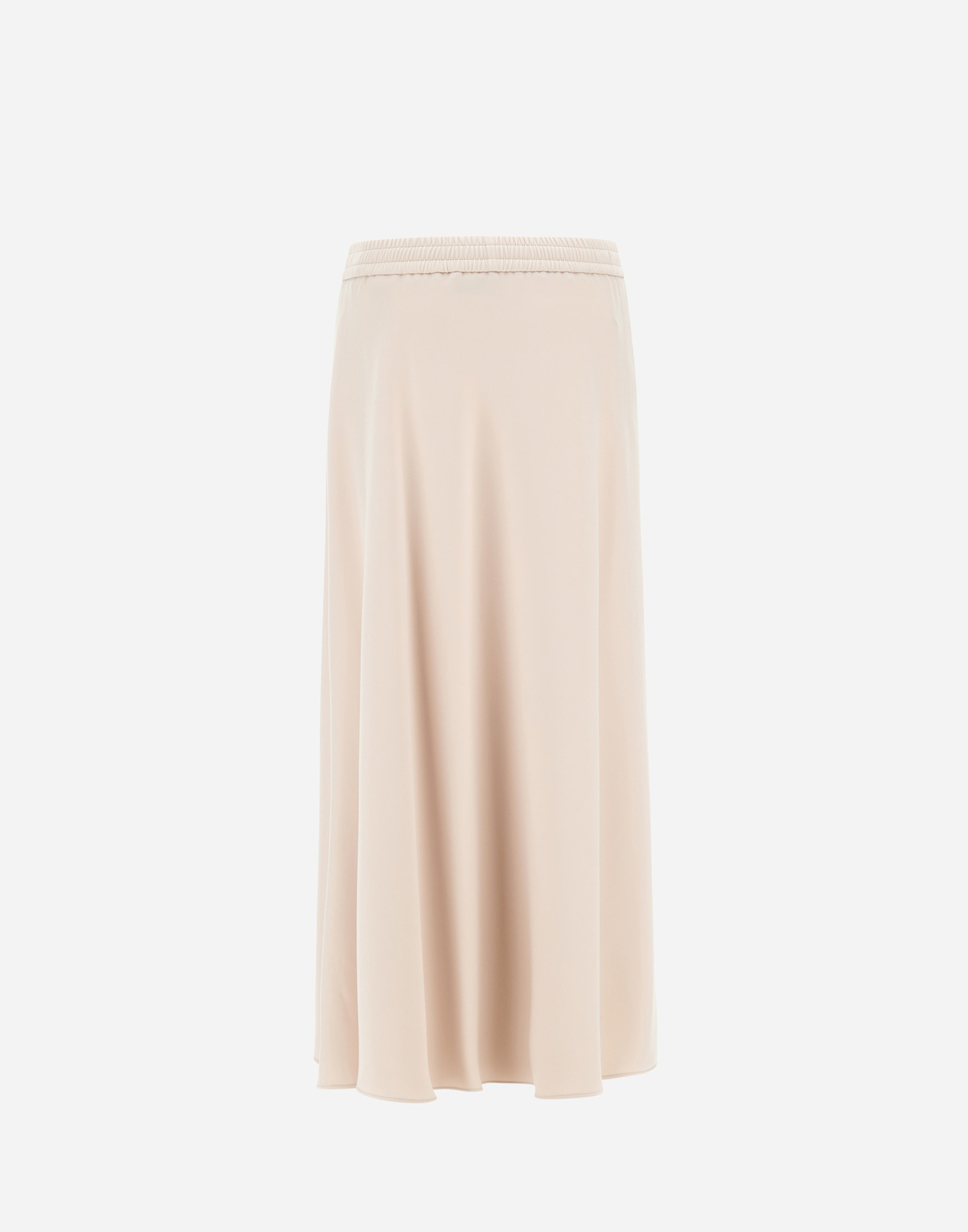 Herno Skirt In Matt Crepe Satin In Animal Print