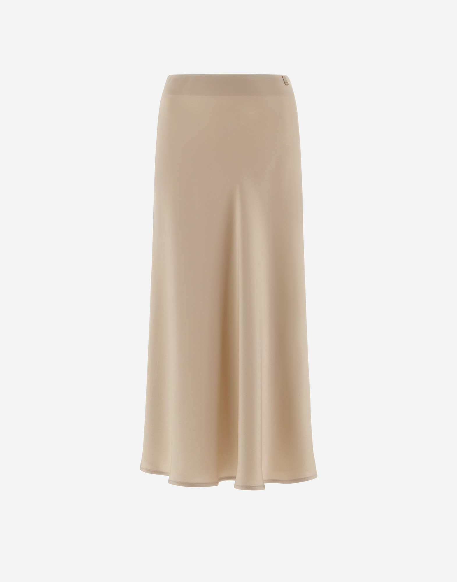 Herno Resort Skirt In Envers Satin In White