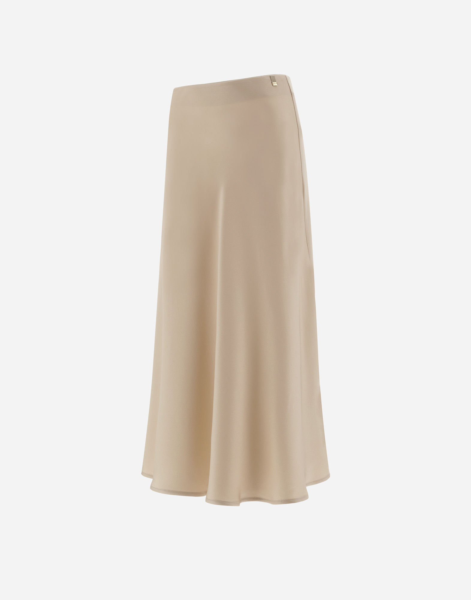 Herno Resort Skirt In Envers Satin In White