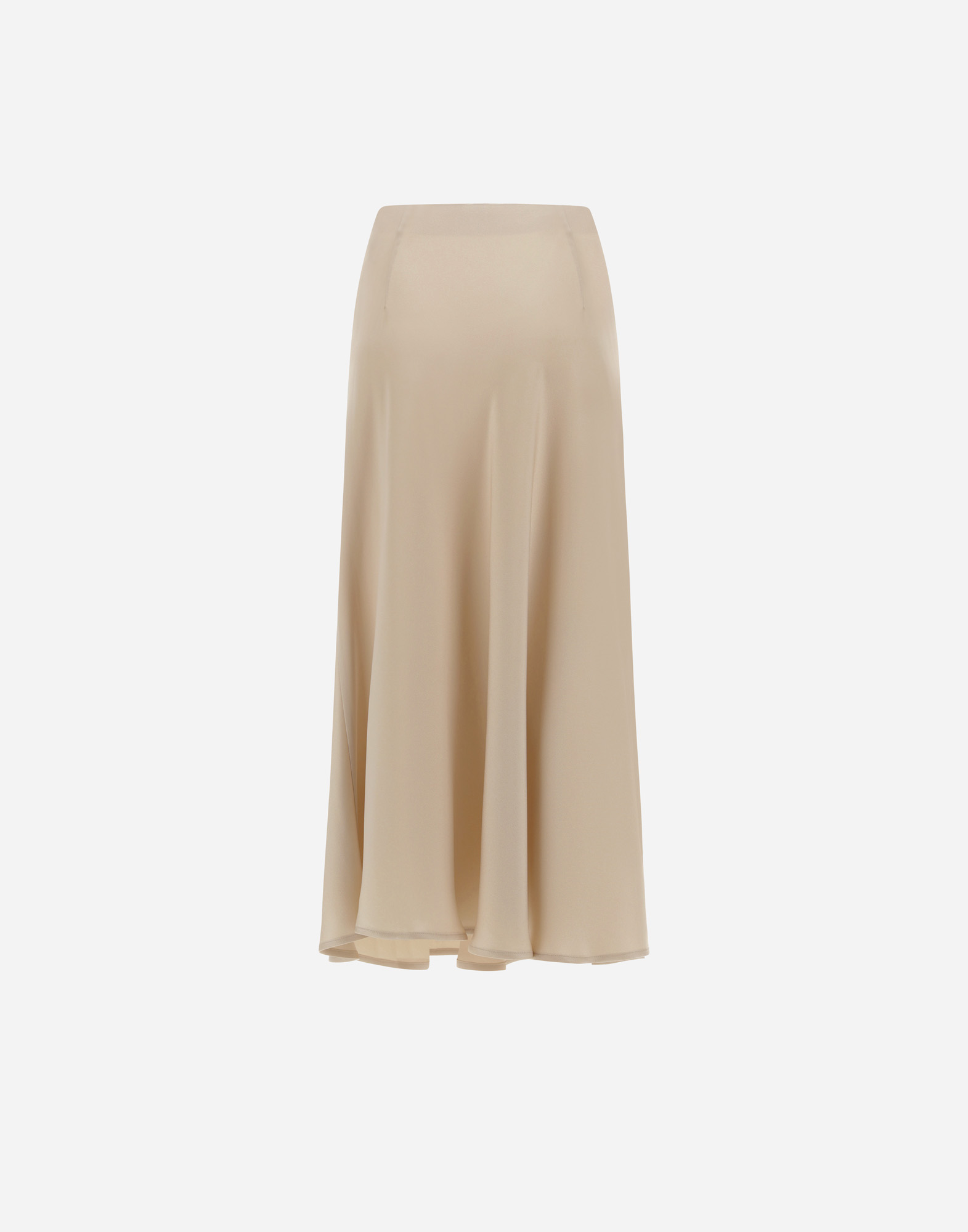 Herno Resort Skirt In Envers Satin In White