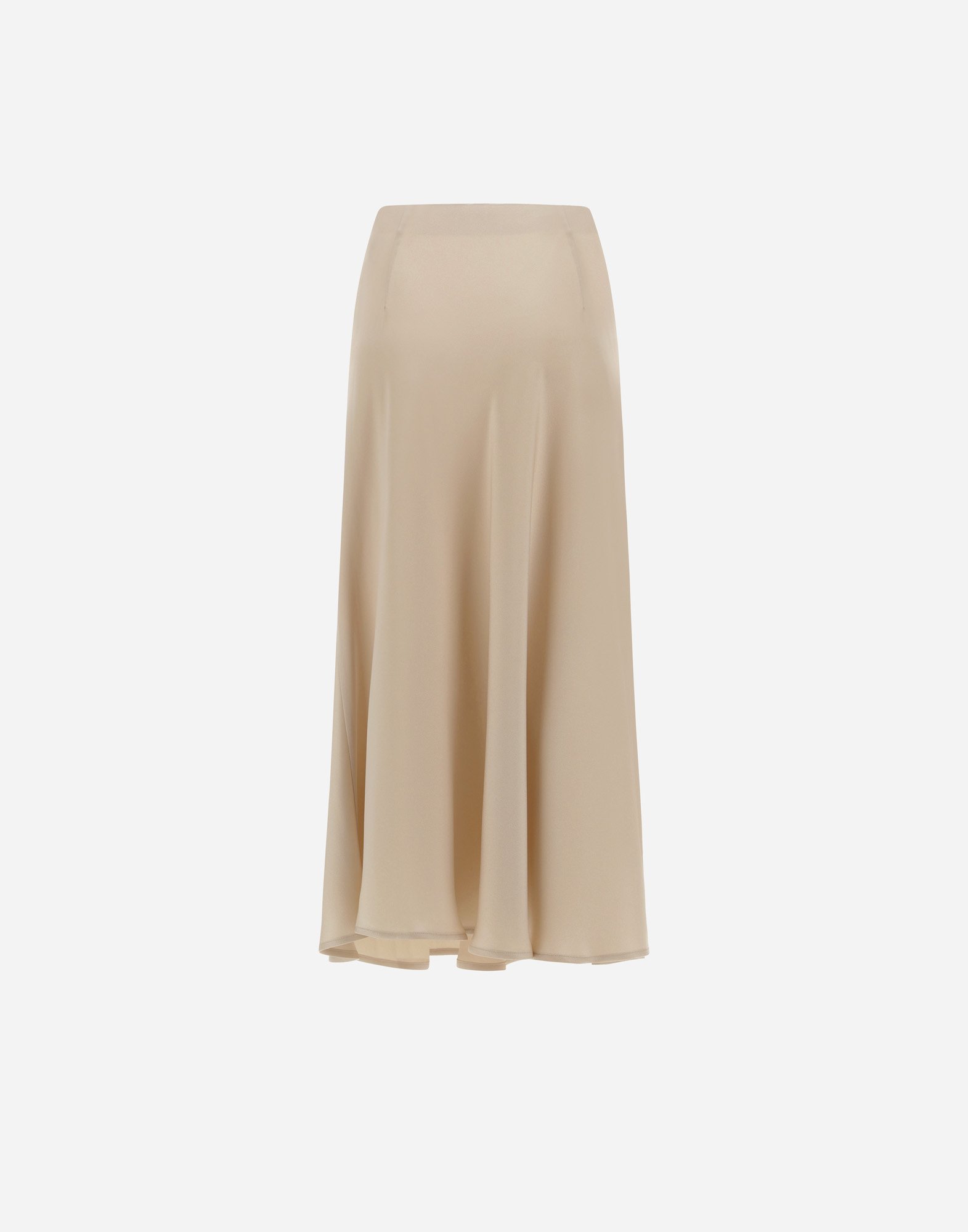 Herno Resort Skirt In Envers Satin In White