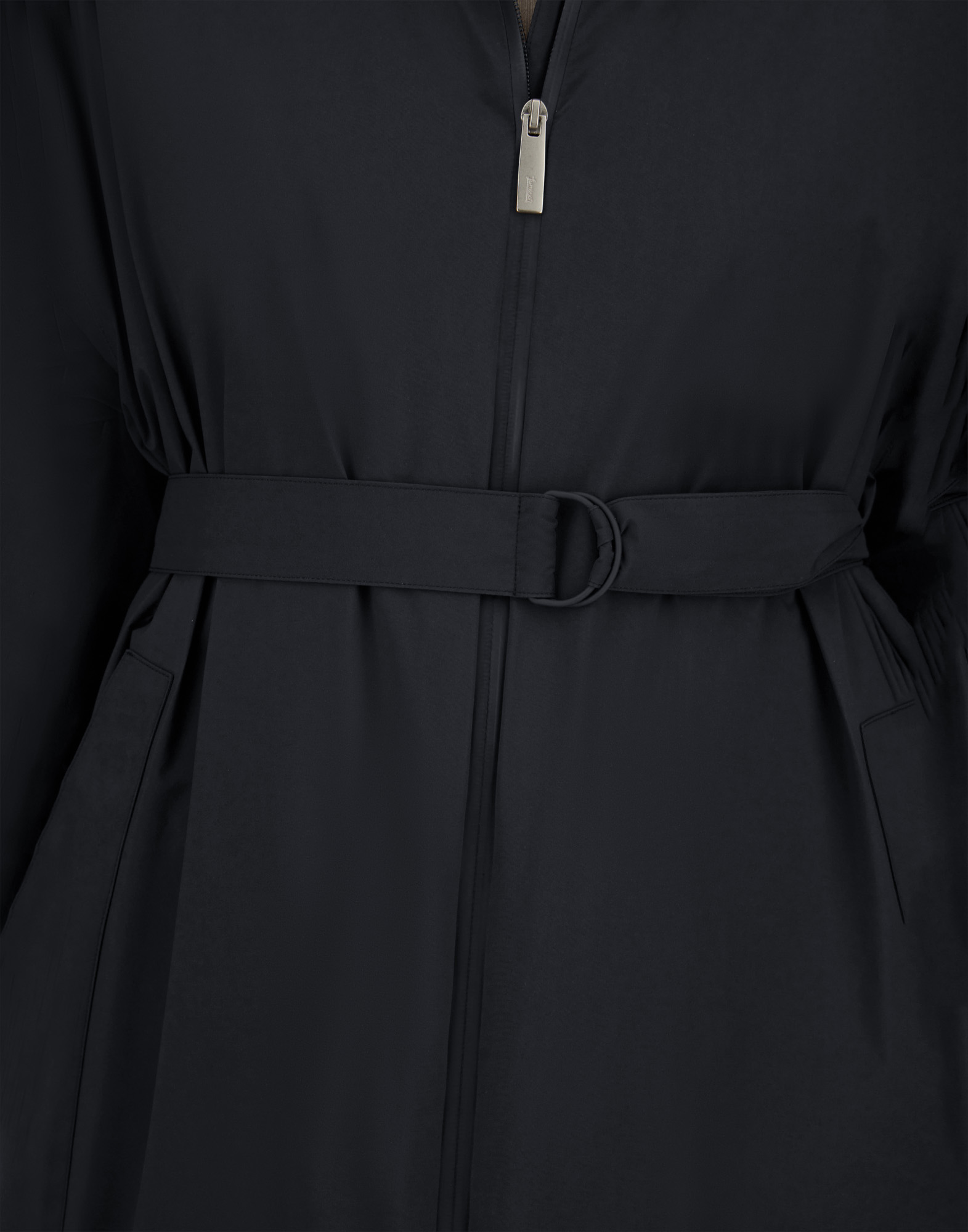 Herno Laminar 2l Goretex Trench Coat In Black