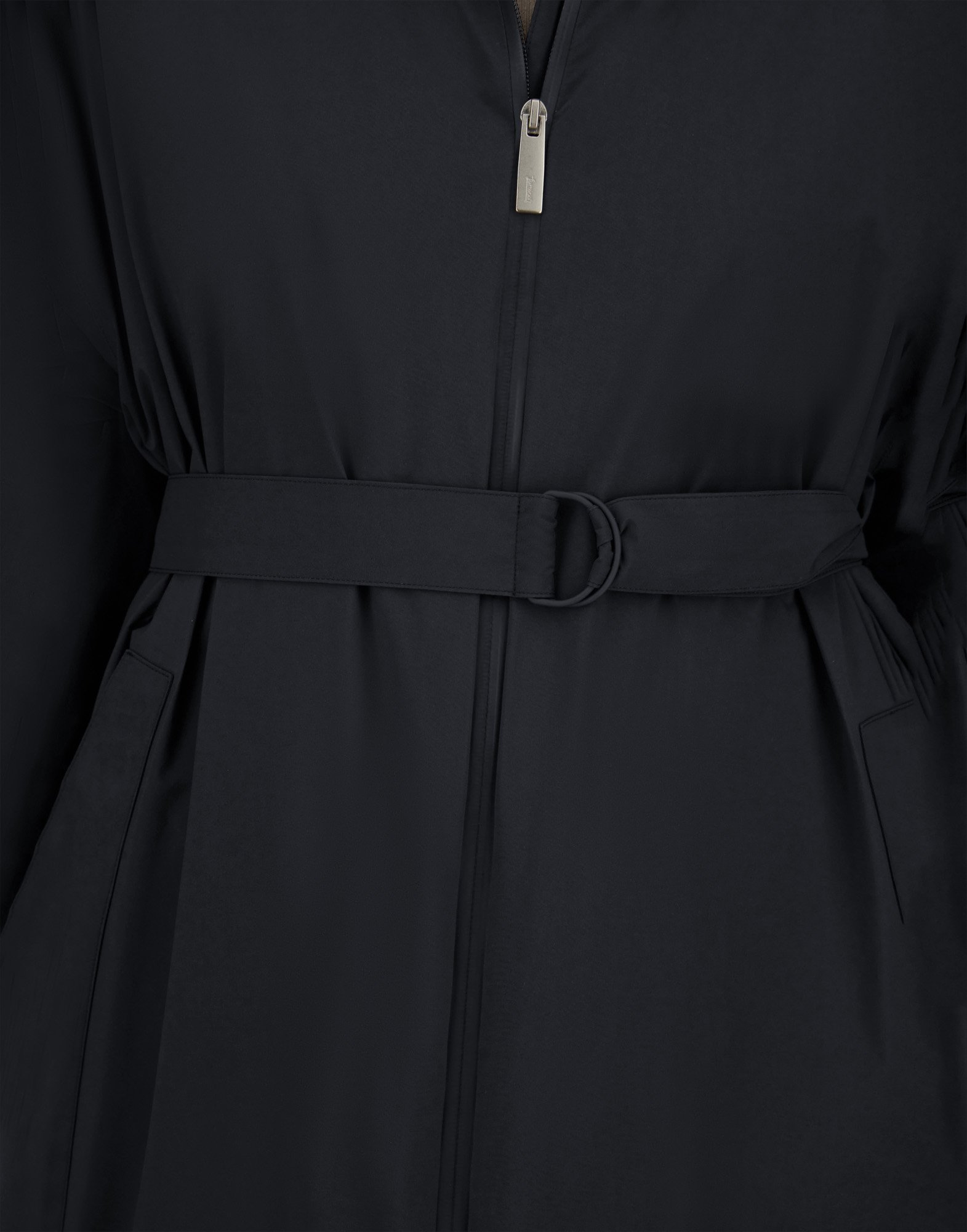 Herno Laminar 2l Goretex Trench Coat In Black