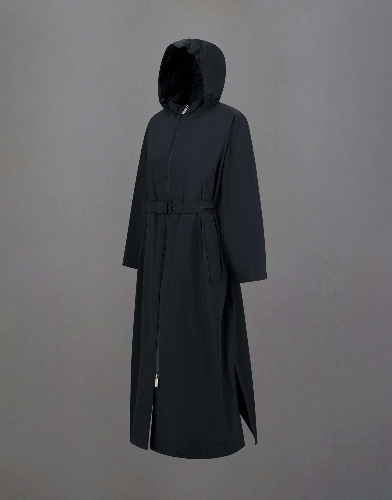 Herno Laminar 2l Goretex Trench Coat In Black