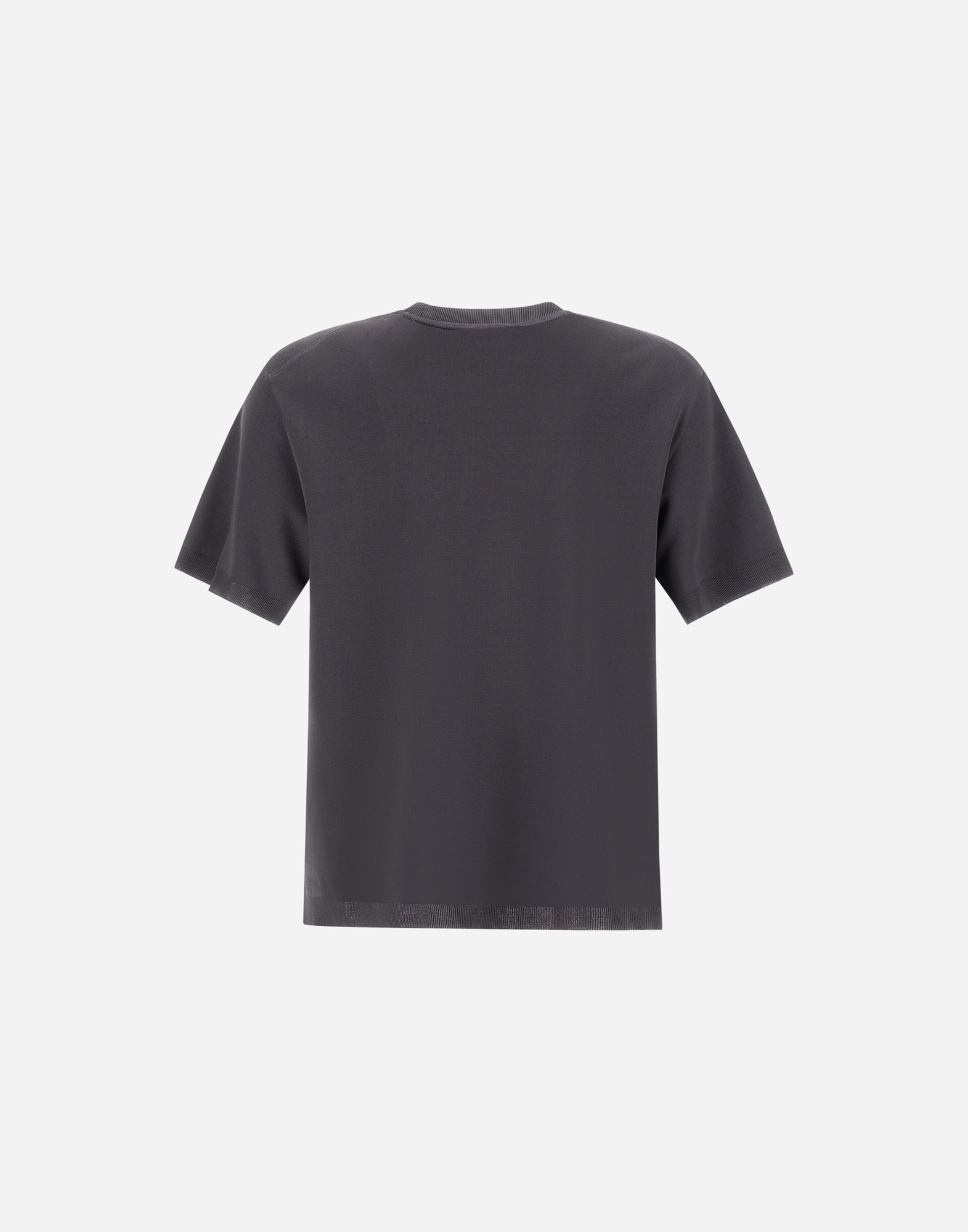 Herno Jersey Knit Effect T-shirt In Black