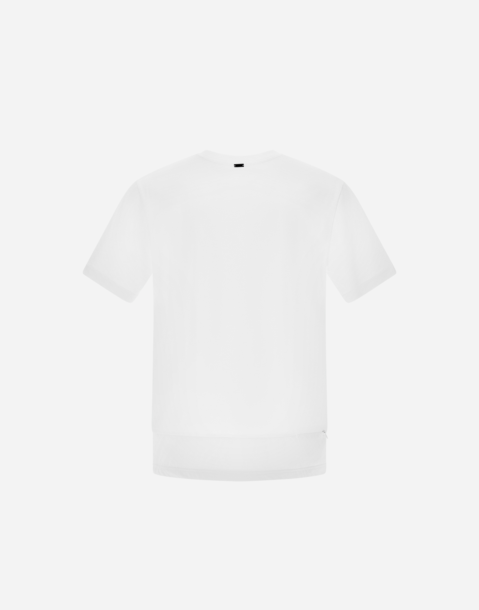 Herno Compact Jersey And Nylon Maestro Sweatshirt In White