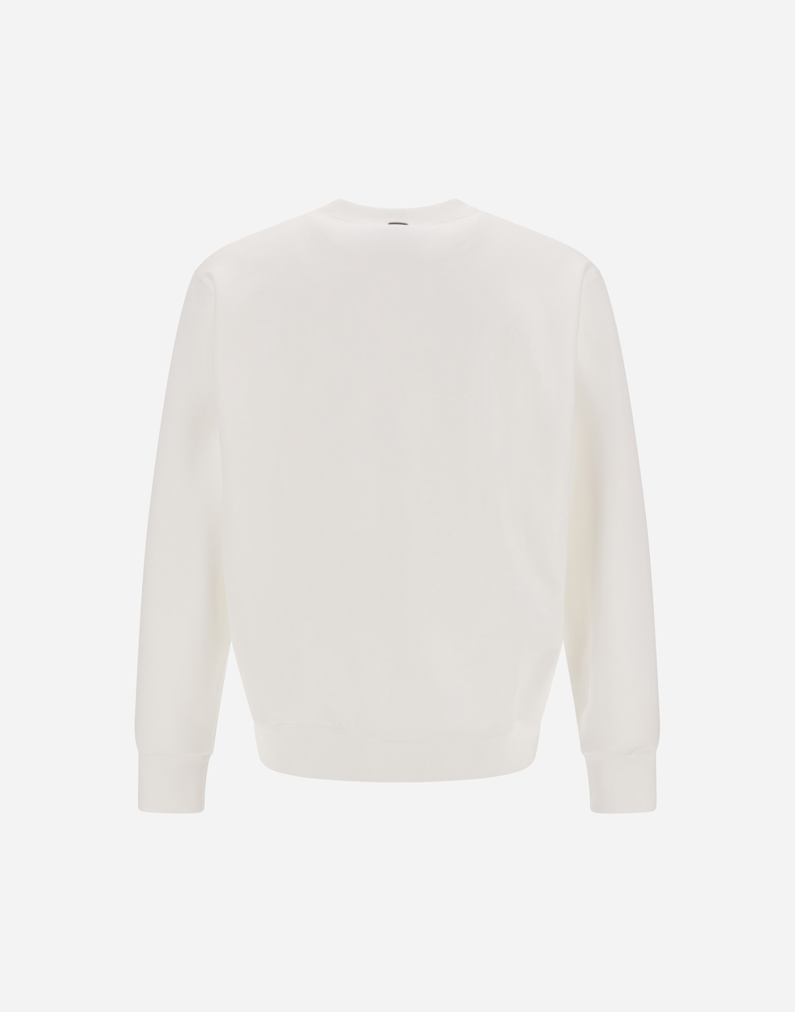 Herno Sweatshirt In Smooth Double Jersey In White