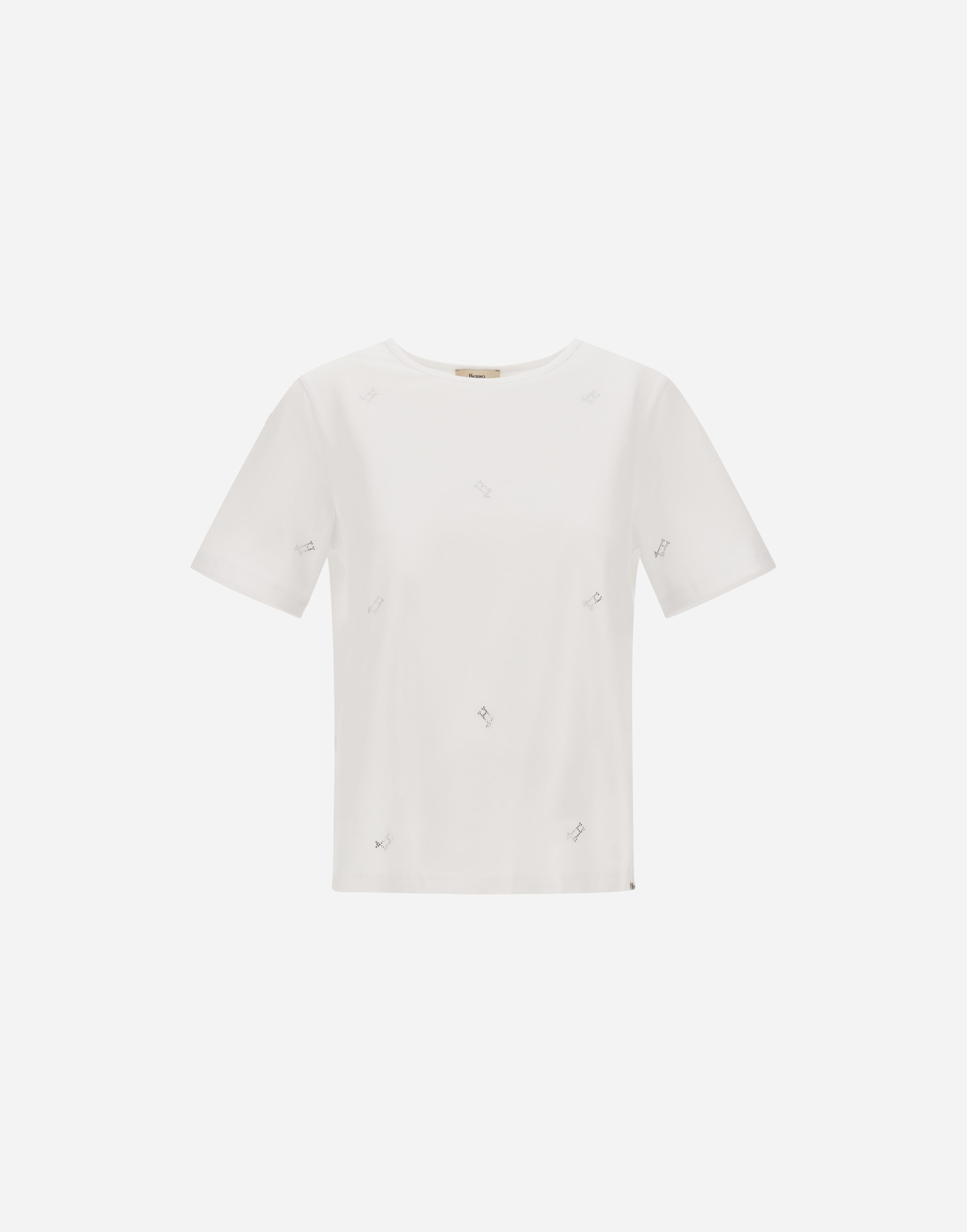 Herno T-shirt In Interlock�jersey In White