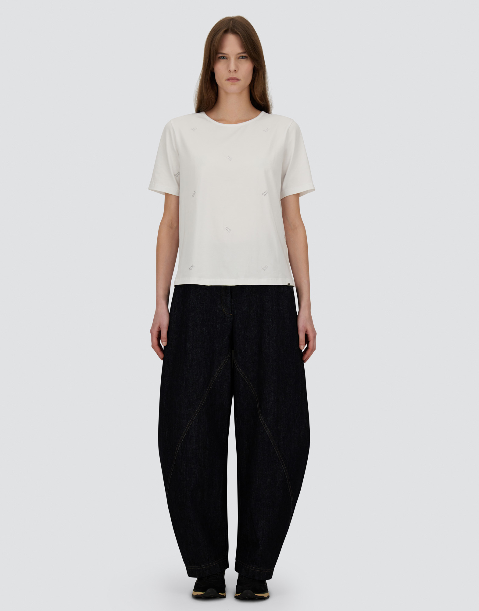 Herno T-shirt In Interlock�jersey In White