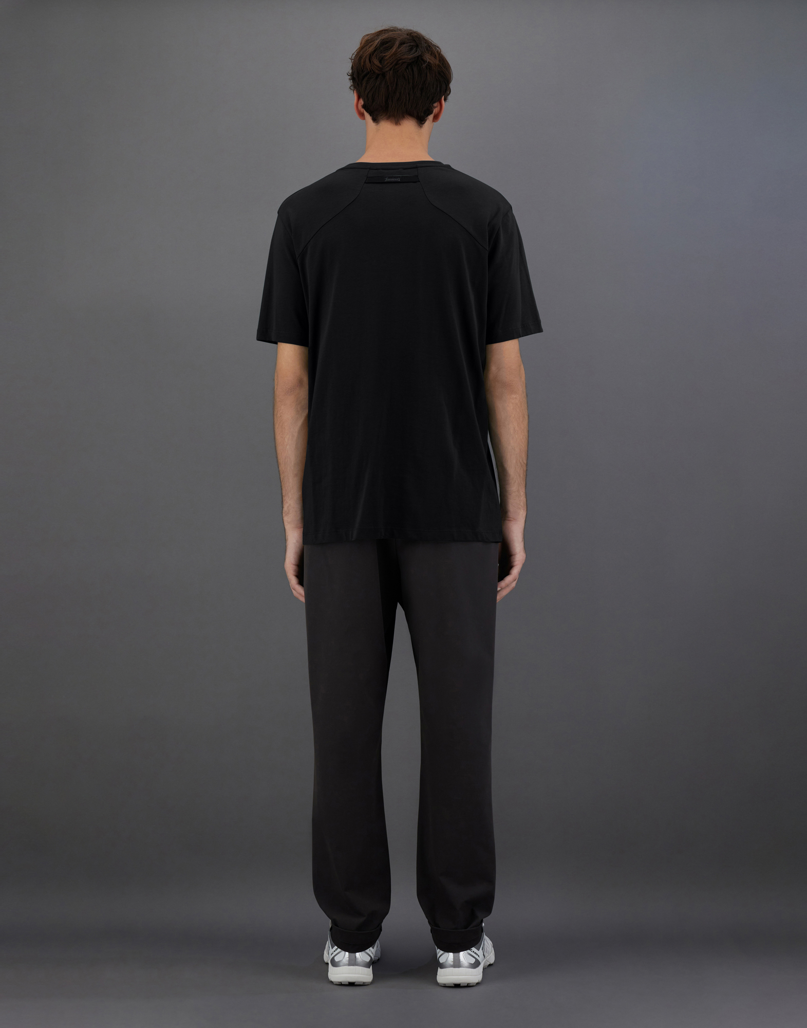 Shop Herno Laminar Compact Jersey Tシャツ In Black