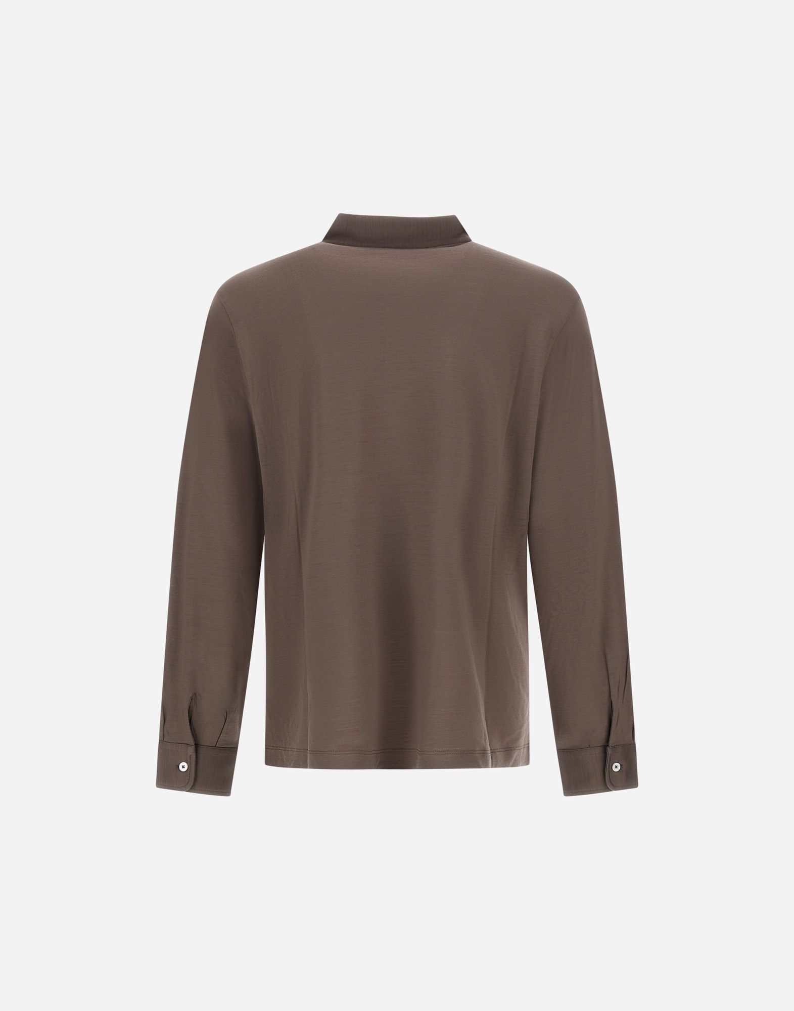 Herno Resort Polo Shirt In Soft Wool Jersey In Blue