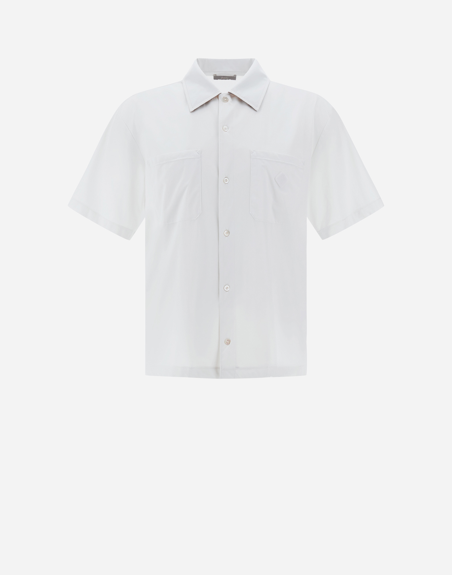 Herno Spring Ultralight Scuba Shirt In White