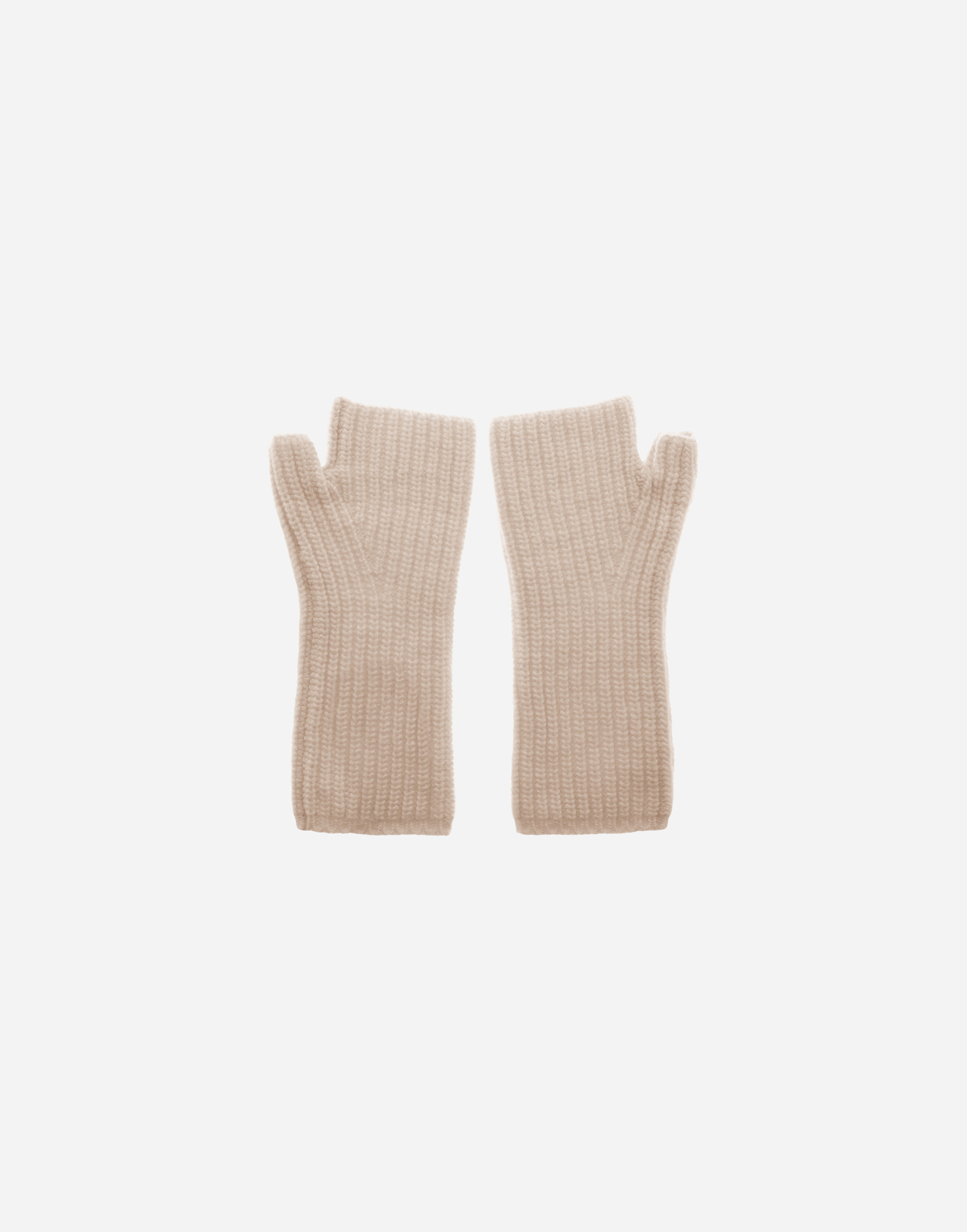 Herno Gloves In Cob Stitch Carded Wool In Neutral