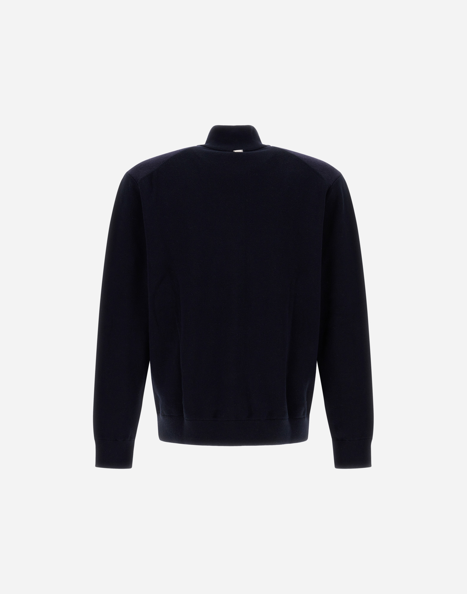 Herno Men Silk And Cashmere Bomber Jacket In Blue