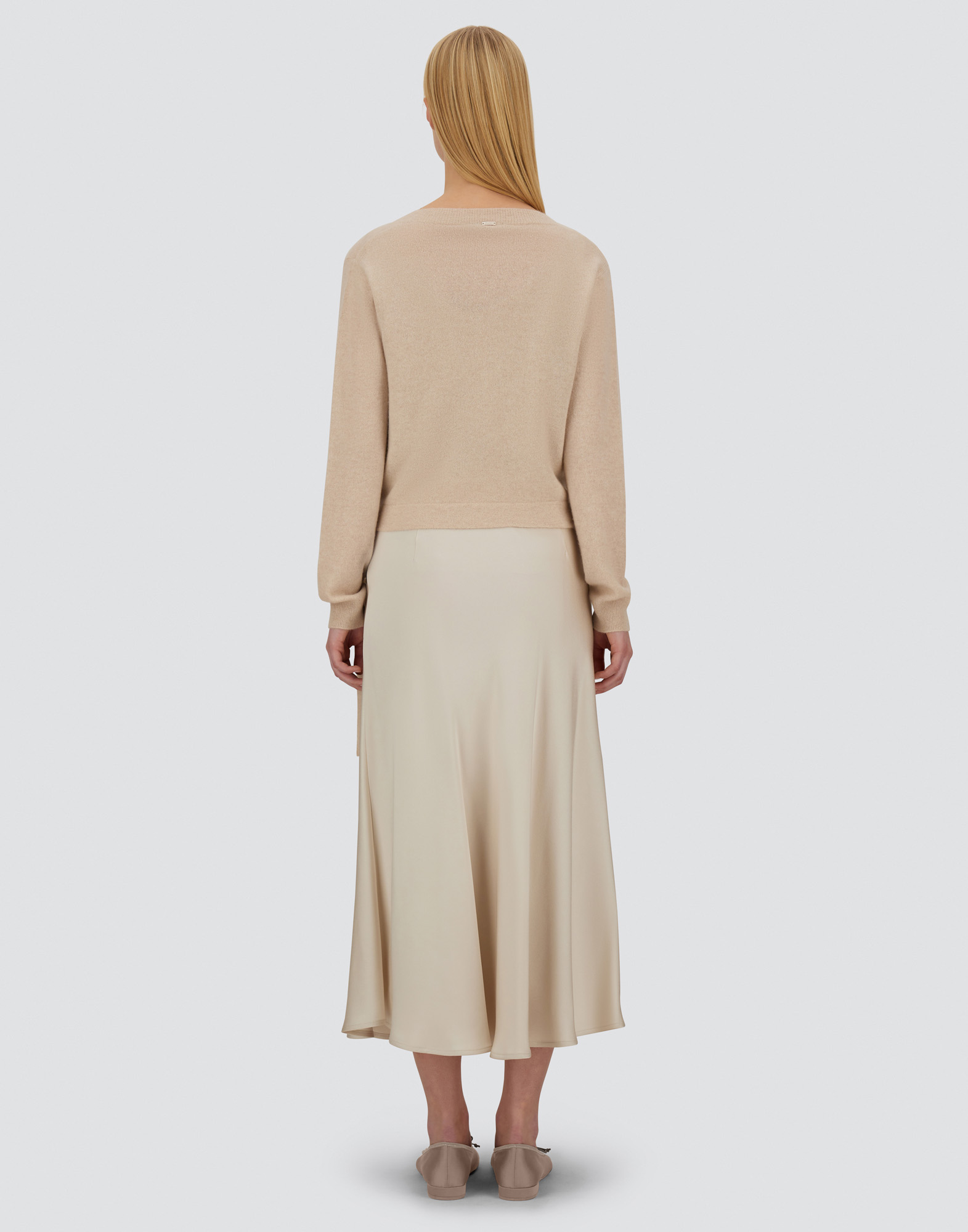 Herno Resort Cardigan In Light Cashmere Knit In Brown