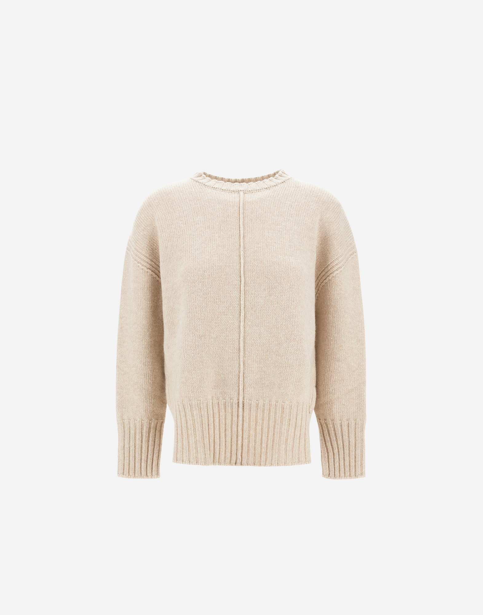 Herno Sweater In Carded Pure Wool G.7 In Animal Print