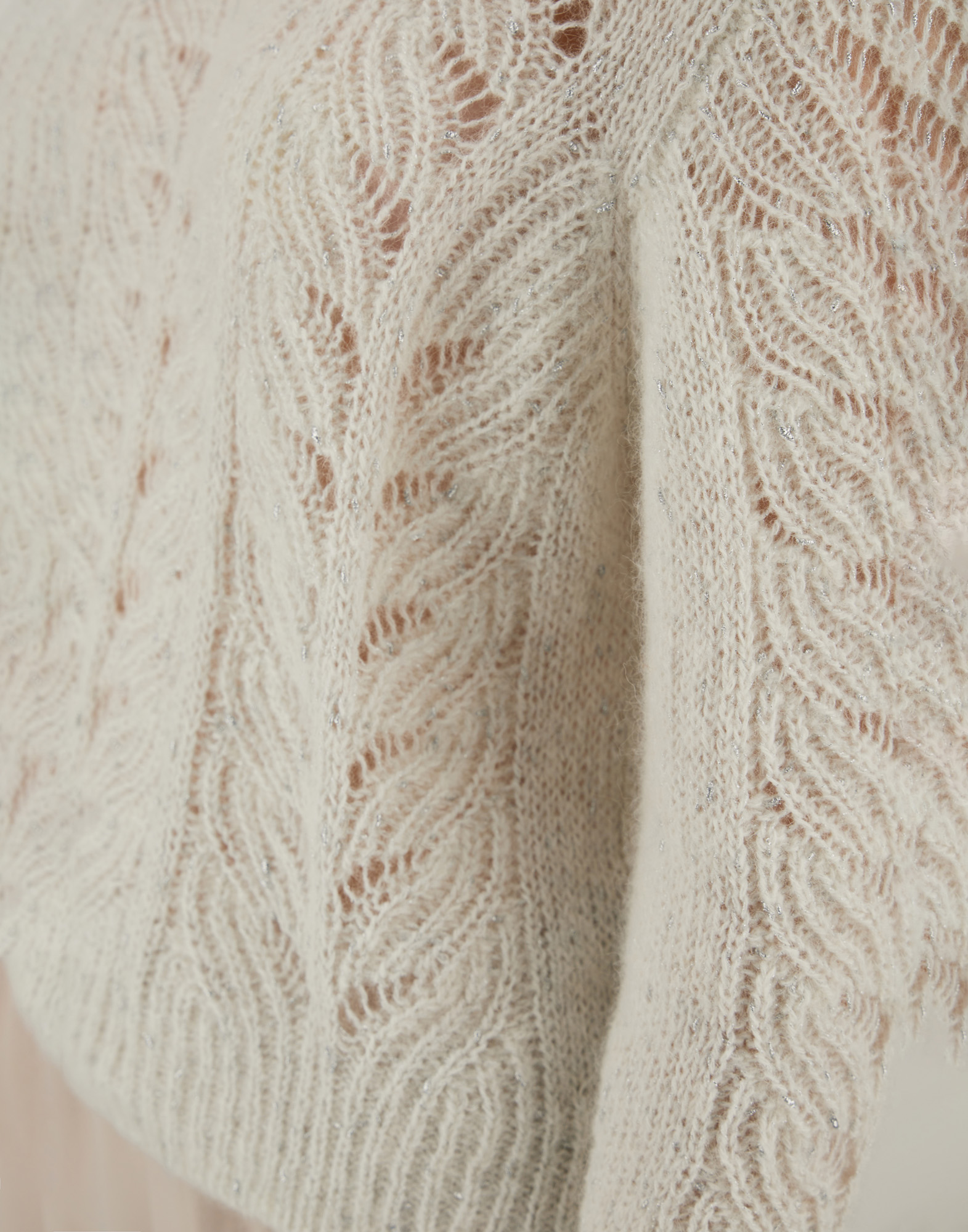Herno Sweater In Lurex, Alpaca & Wool In Brown