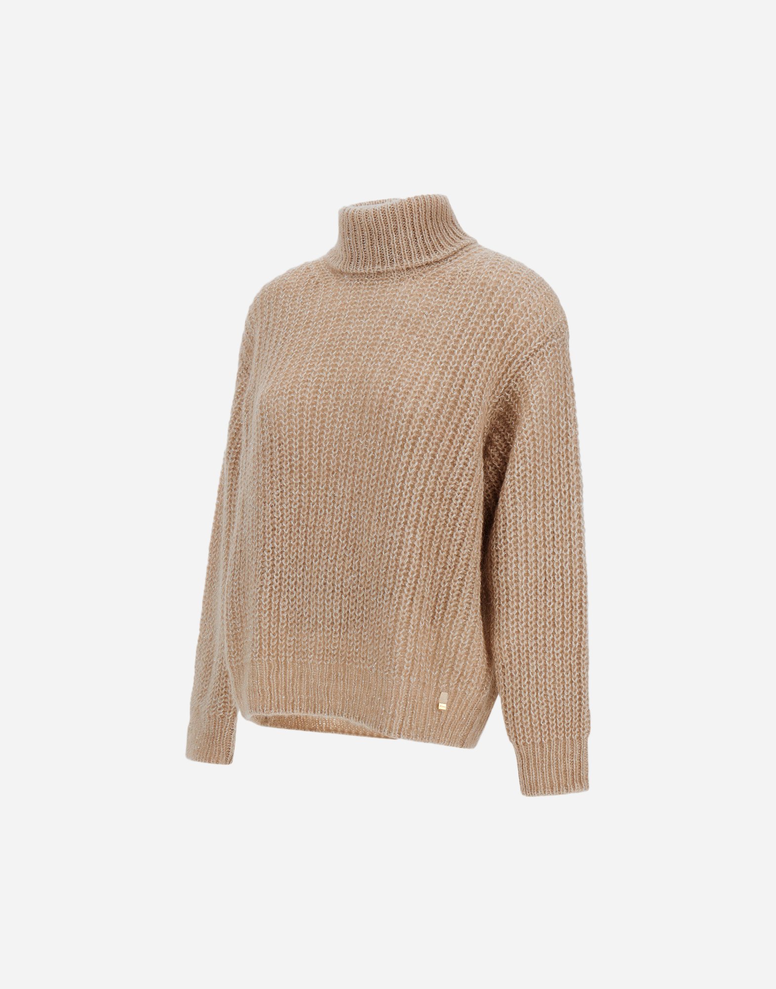 Herno Sweater In Bright Wool Blend In Neutral