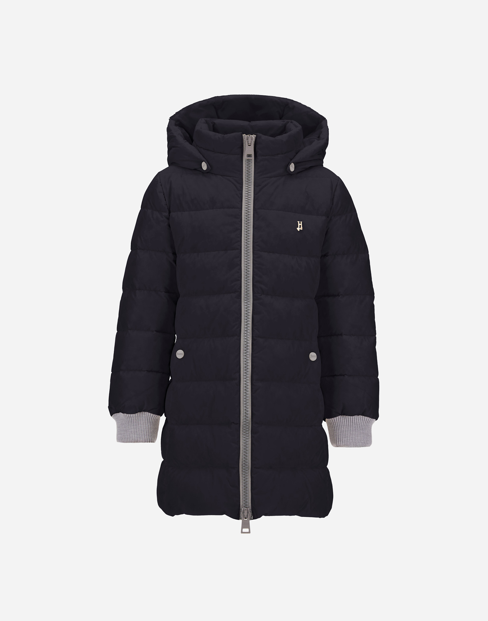 Herno Long Jacket In Nylon Chamonix In Black