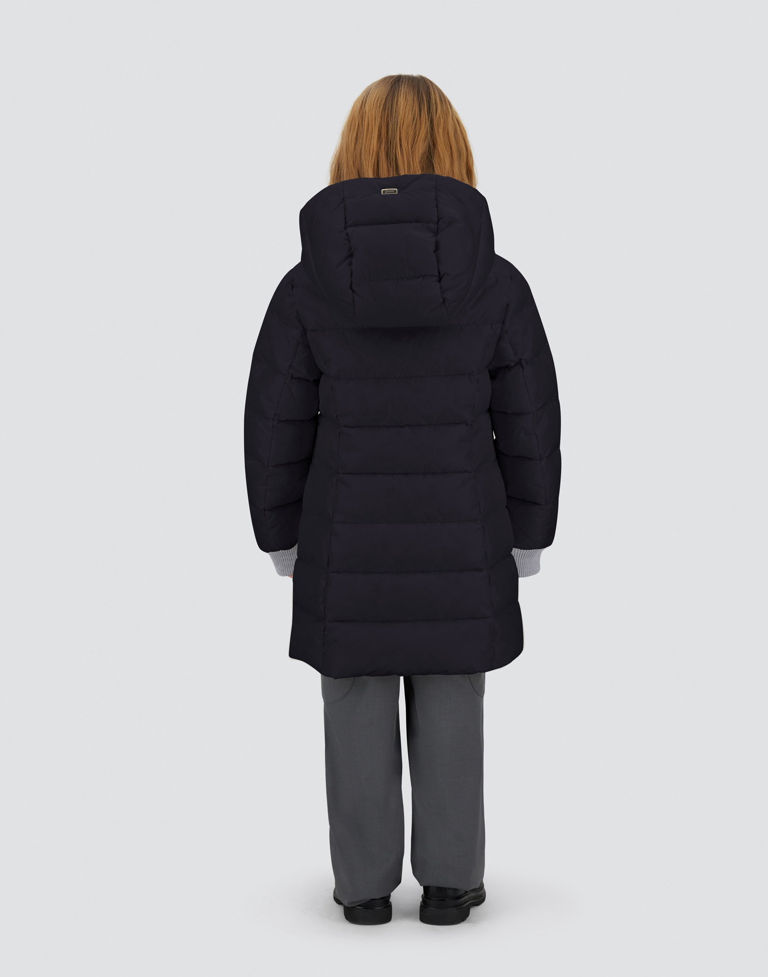 Herno Long Jacket In Nylon Chamonix In Black