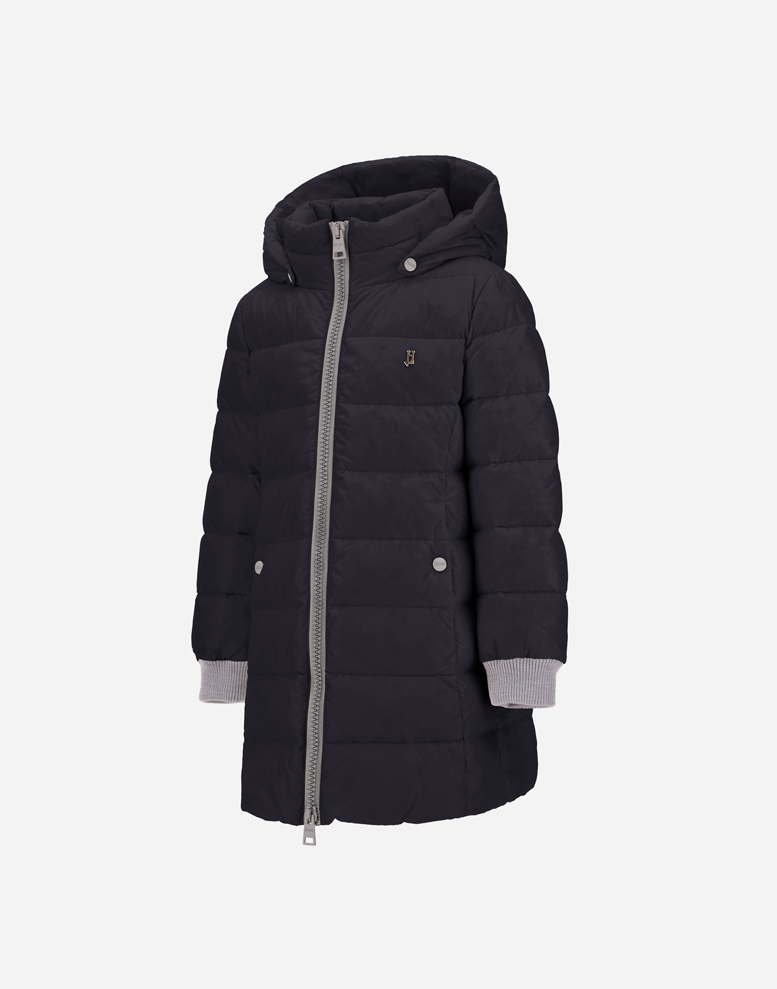 Herno Long Jacket In Nylon Chamonix In Black