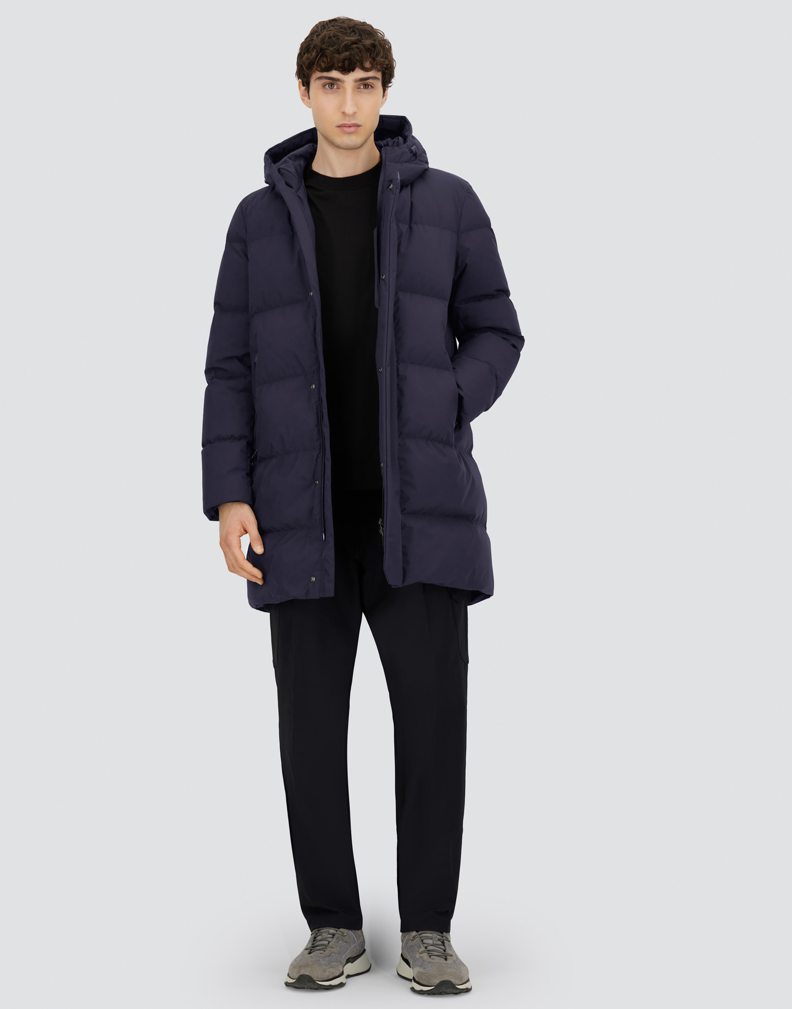 Herno Long Parka In 2-layer Windstopper In Red