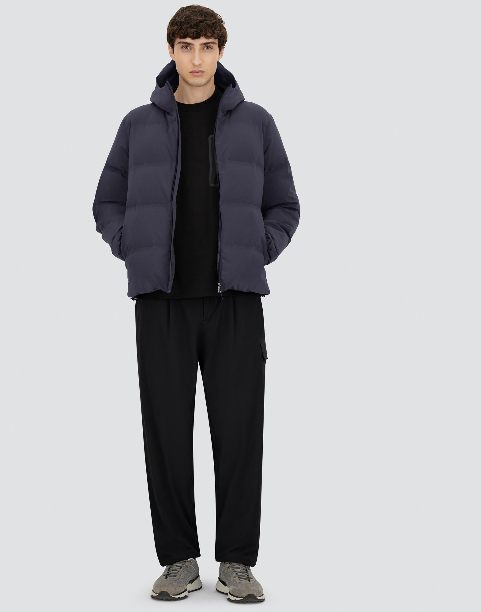 Herno Jacket In New Impact In Blue