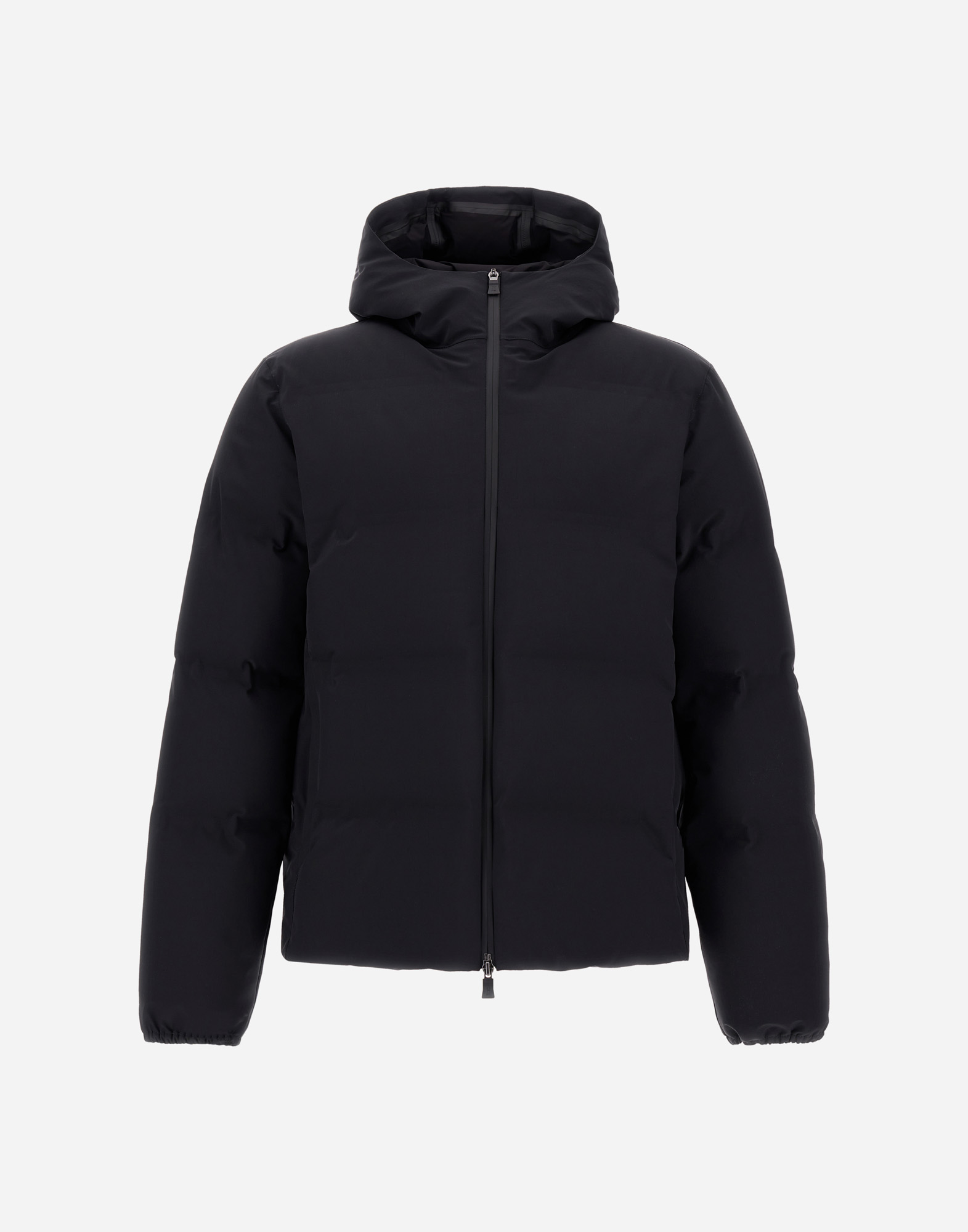 Herno Men New Impact Down Jacket With Hood In Black