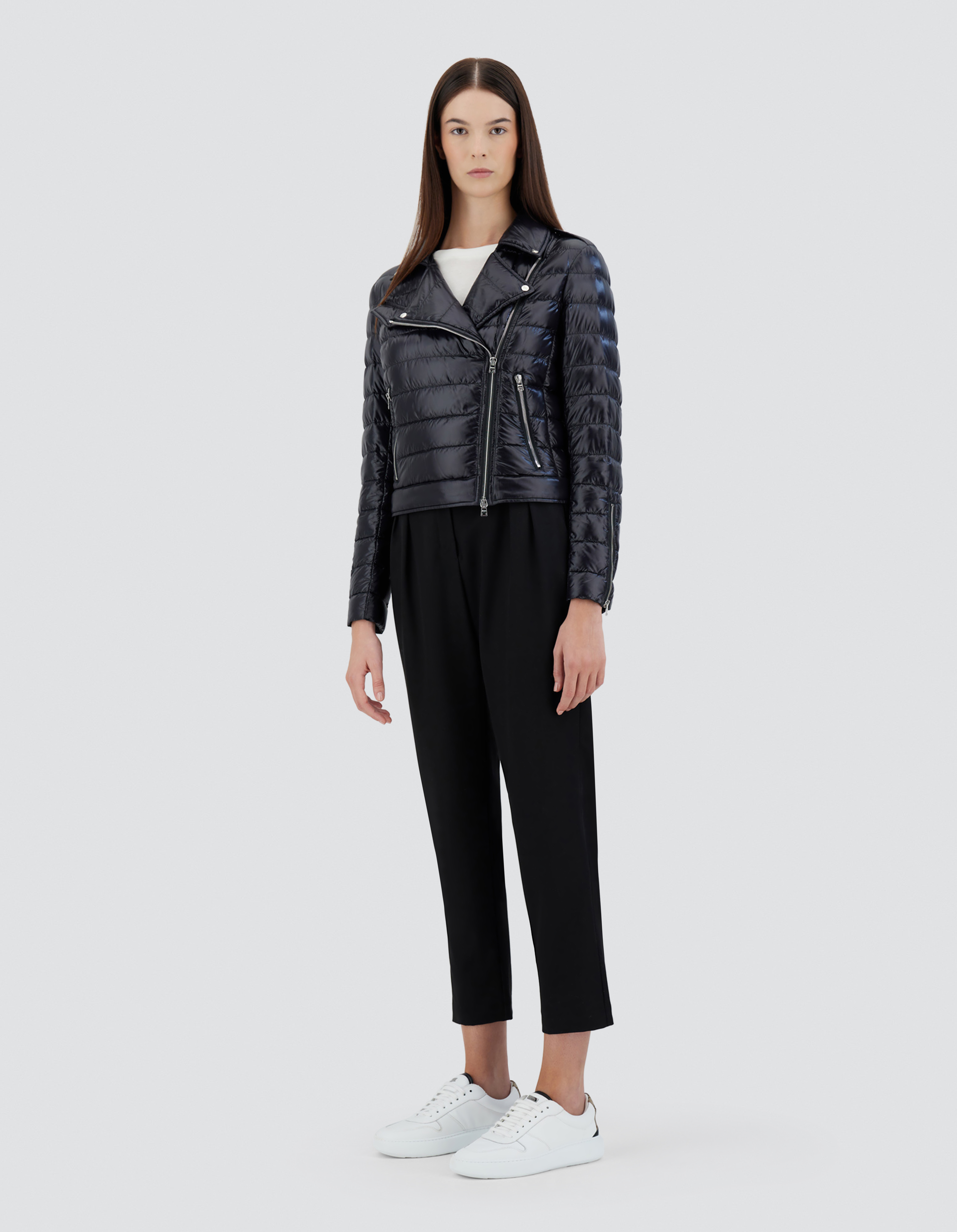 Herno Bomber Jacket In Nylon Ultralight In Black