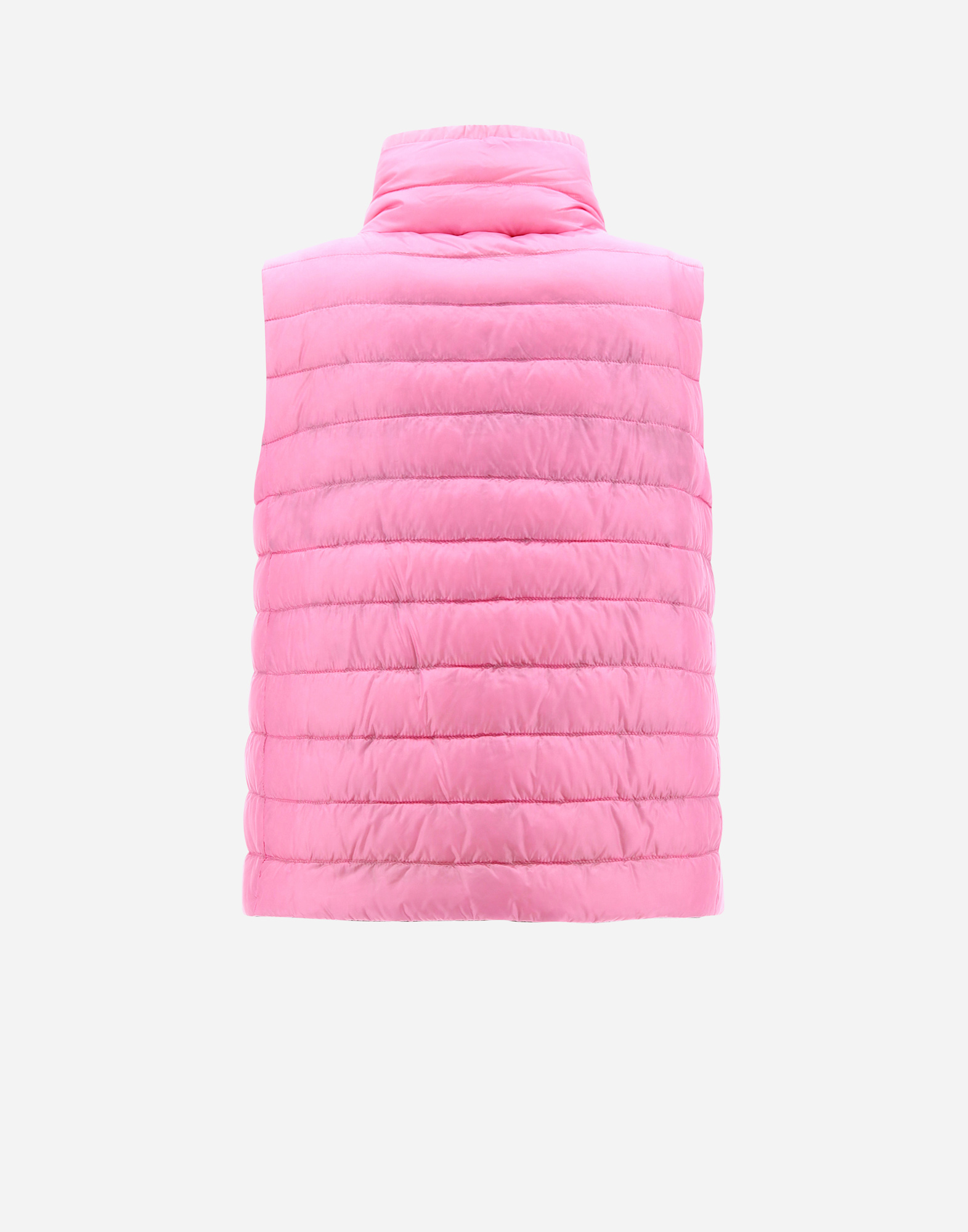 Herno Reversible Sleeveless Jacket In Nylon Ultralight In Paradise Pink